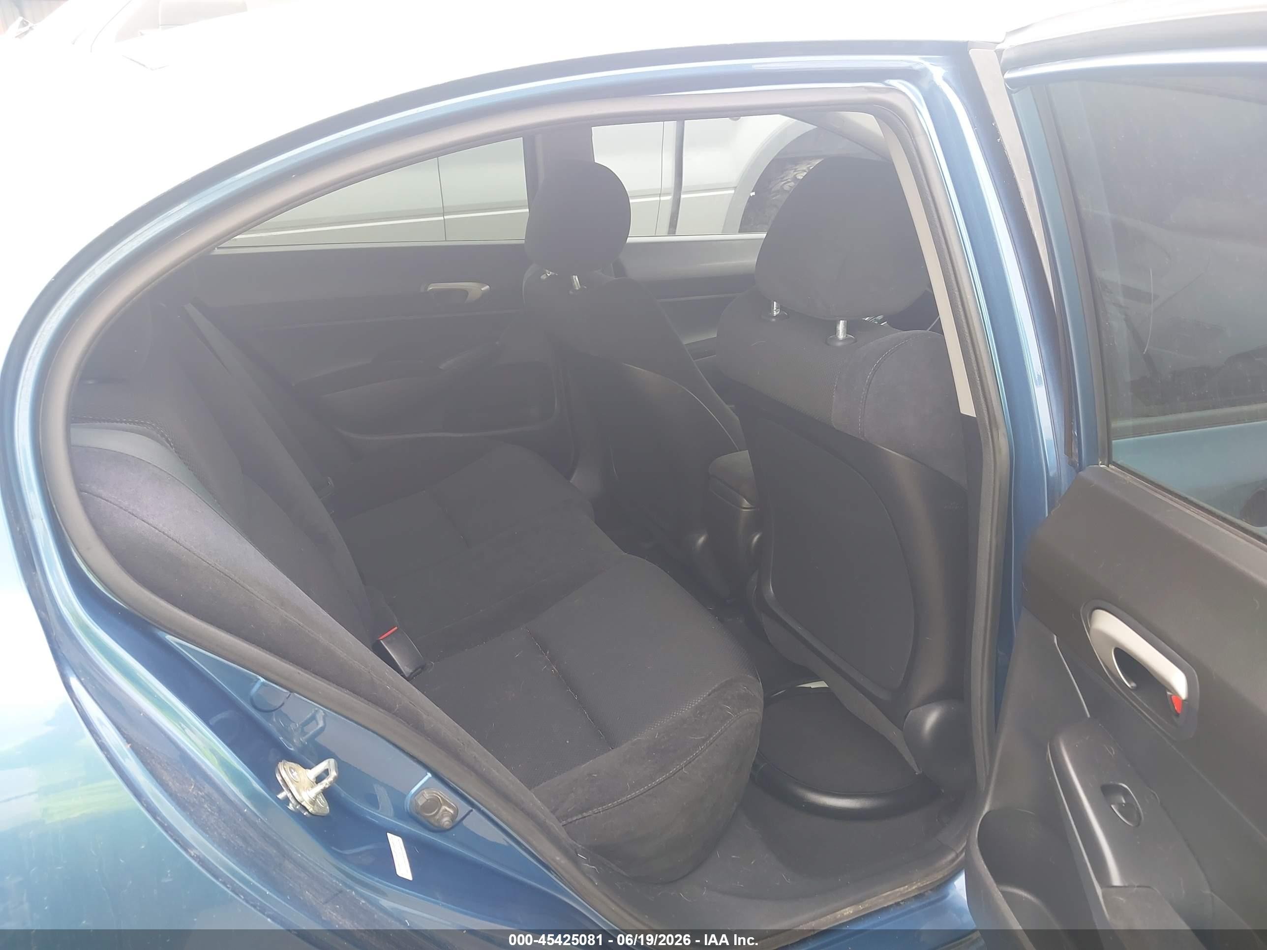 2010 Honda Civic Lx-s Blue vin: 19XFA1F66AE023588