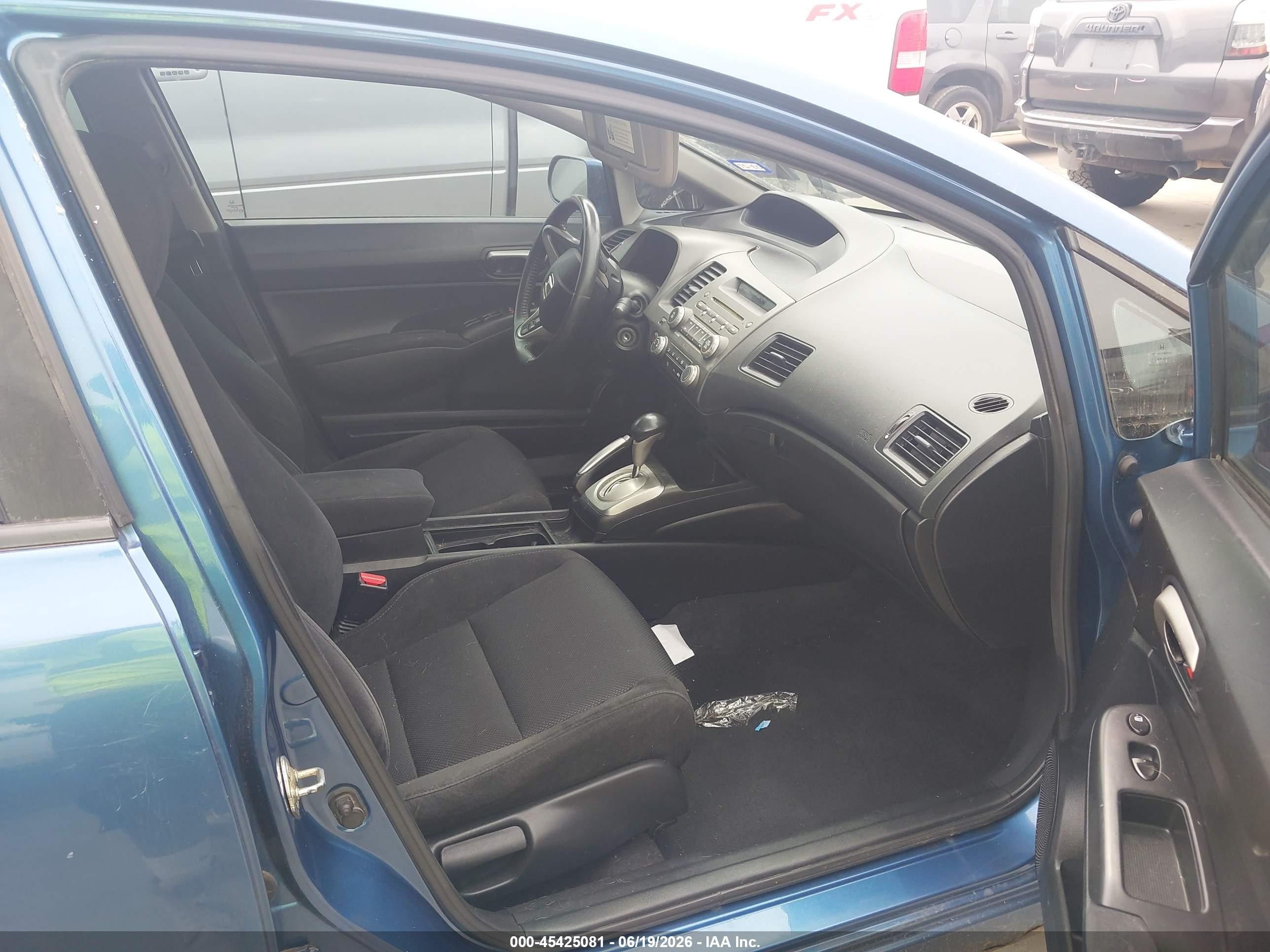 2010 Honda Civic Lx-s Blue vin: 19XFA1F66AE023588