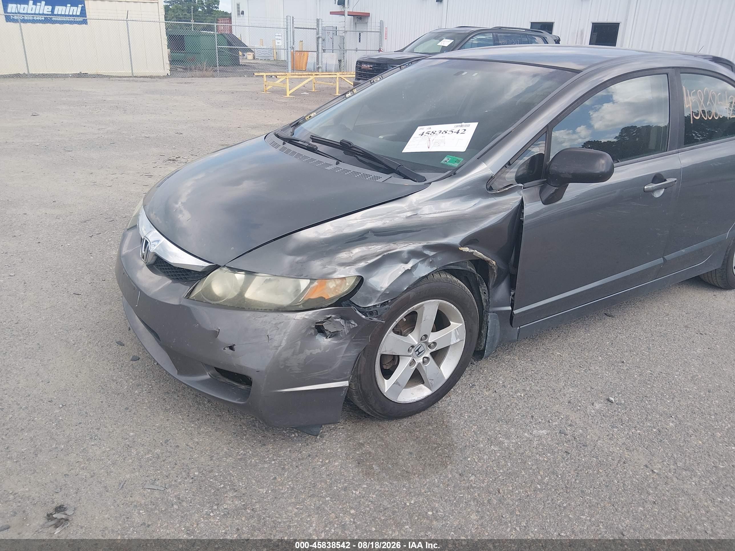 2010 Honda Civic Lx-s Gray vin: 19XFA1F66AE025938