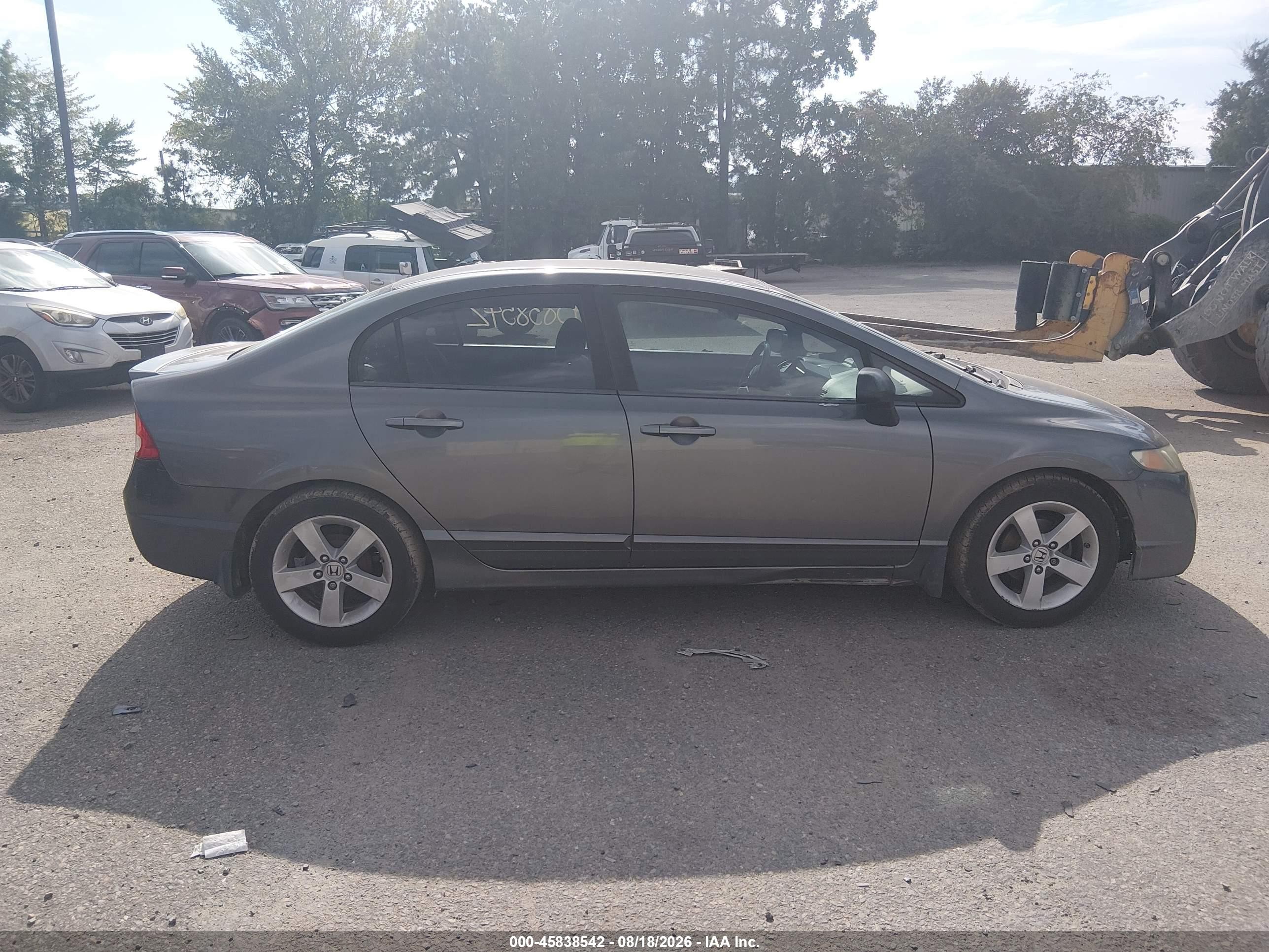 2010 Honda Civic Lx-s Gray vin: 19XFA1F66AE025938