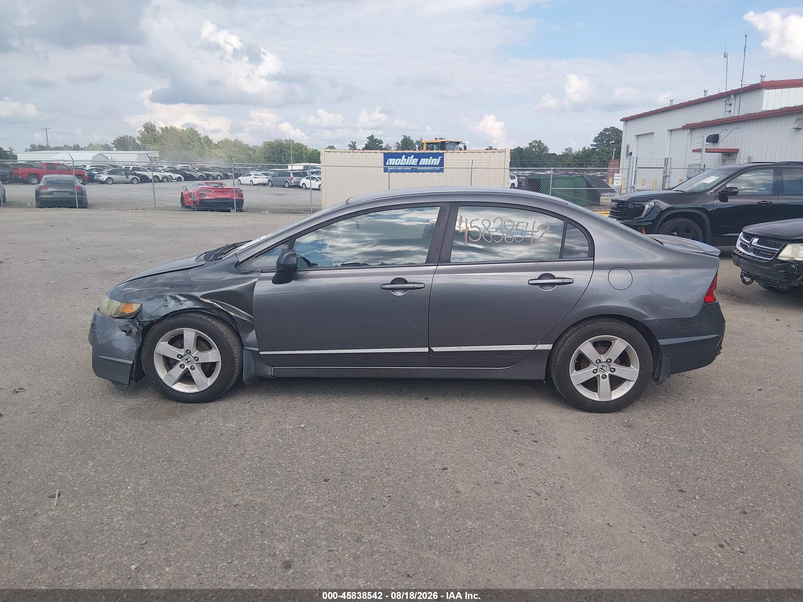 2010 Honda Civic Lx-s Gray vin: 19XFA1F66AE025938
