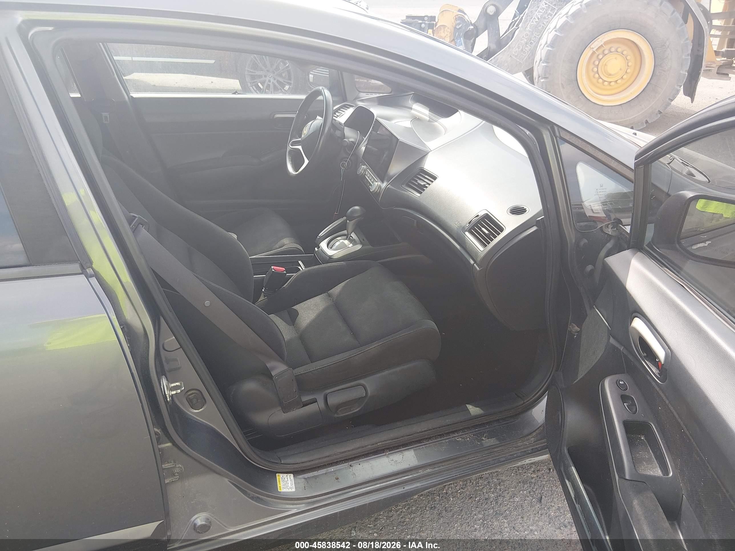 2010 Honda Civic Lx-s Gray vin: 19XFA1F66AE025938