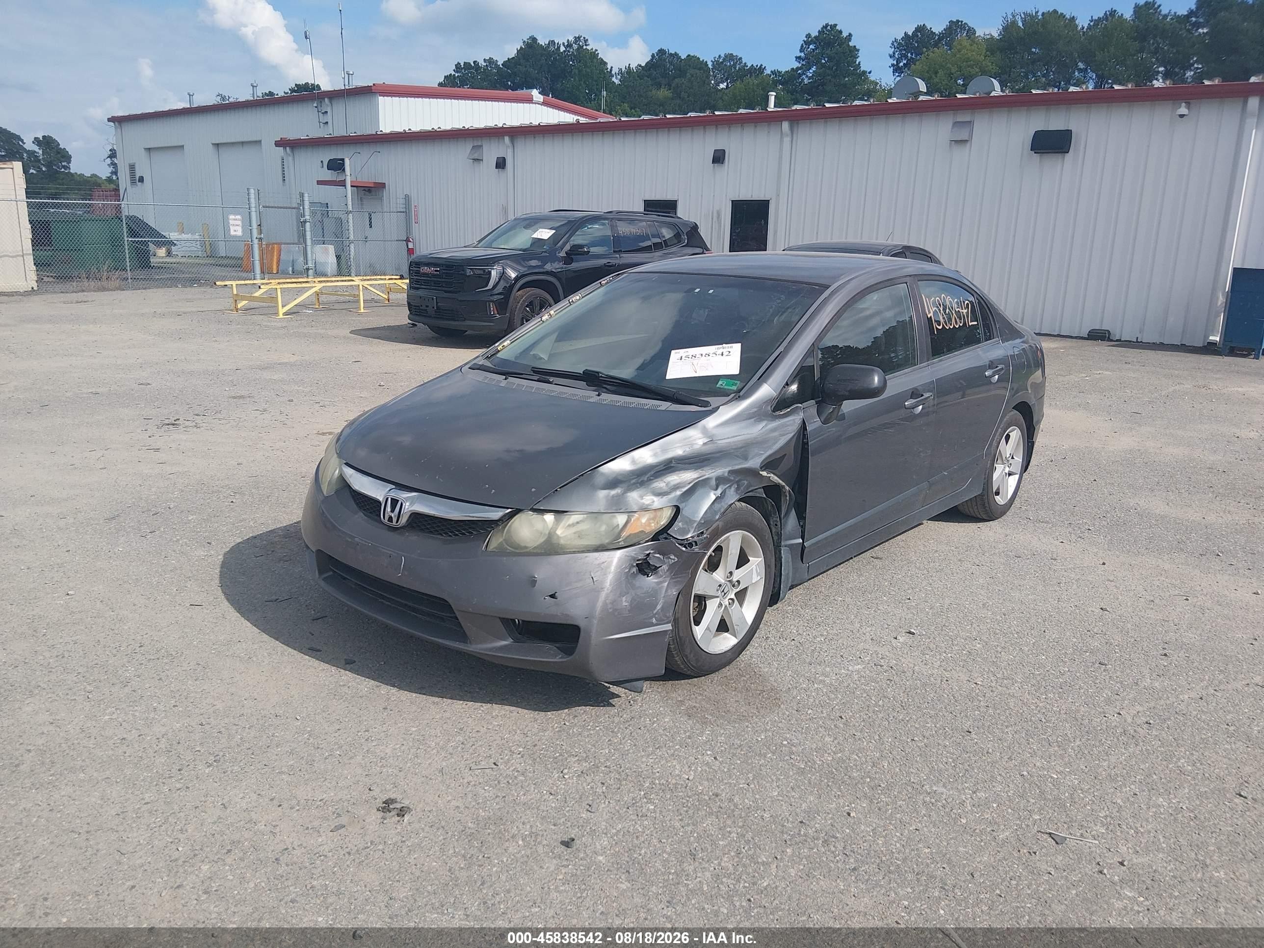 2010 Honda Civic Lx-s Gray vin: 19XFA1F66AE025938