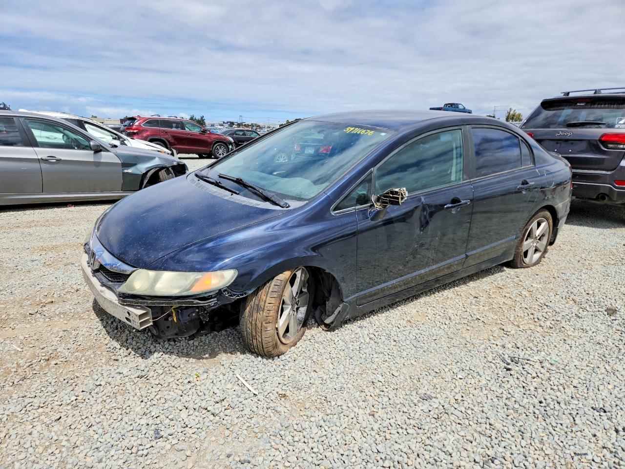 2010 Honda Civic Lx-s Blue vin: 19XFA1F66AE073391