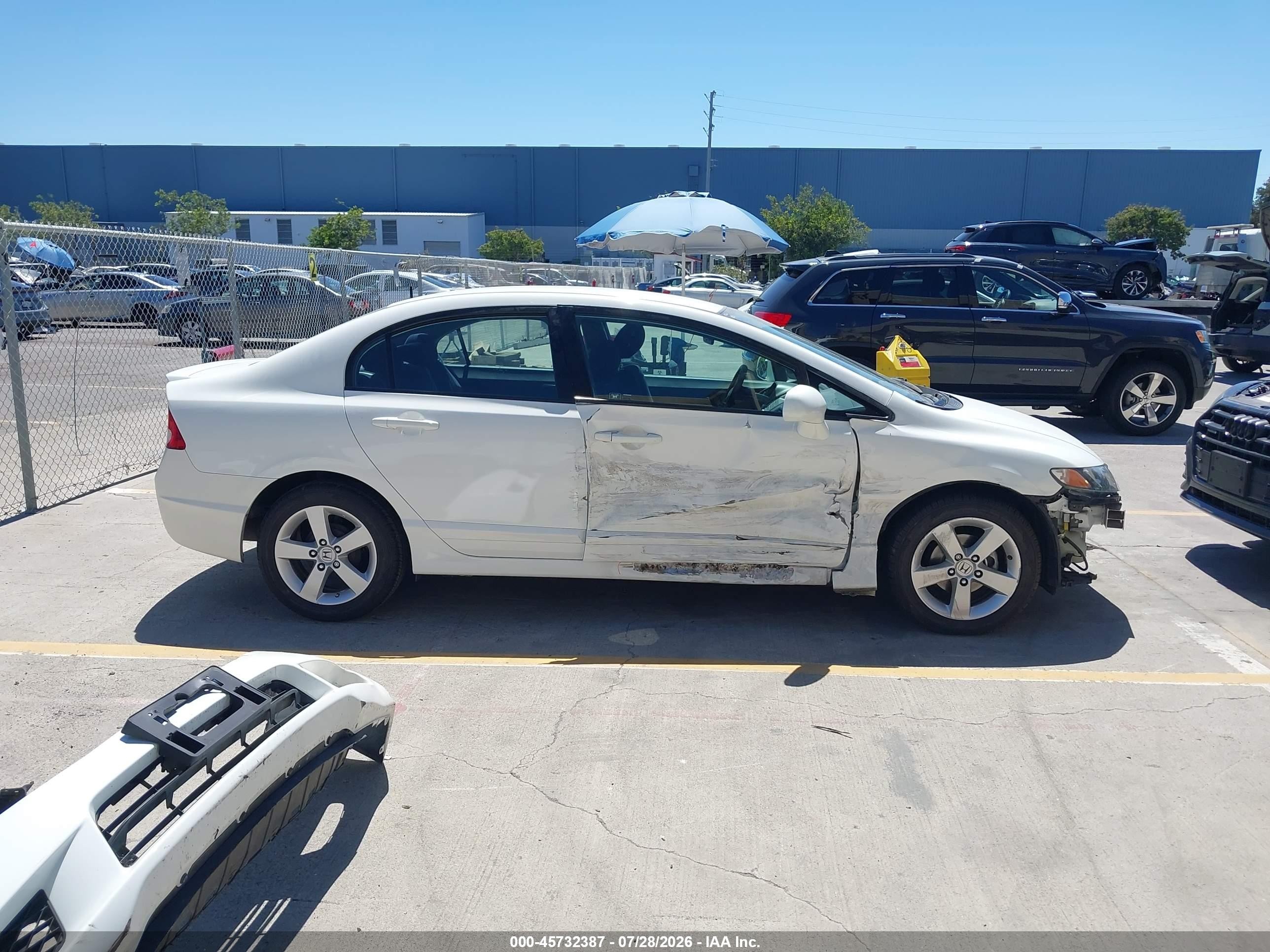 2011 Honda Civic Lx-s White vin: 19XFA1F66BE044796