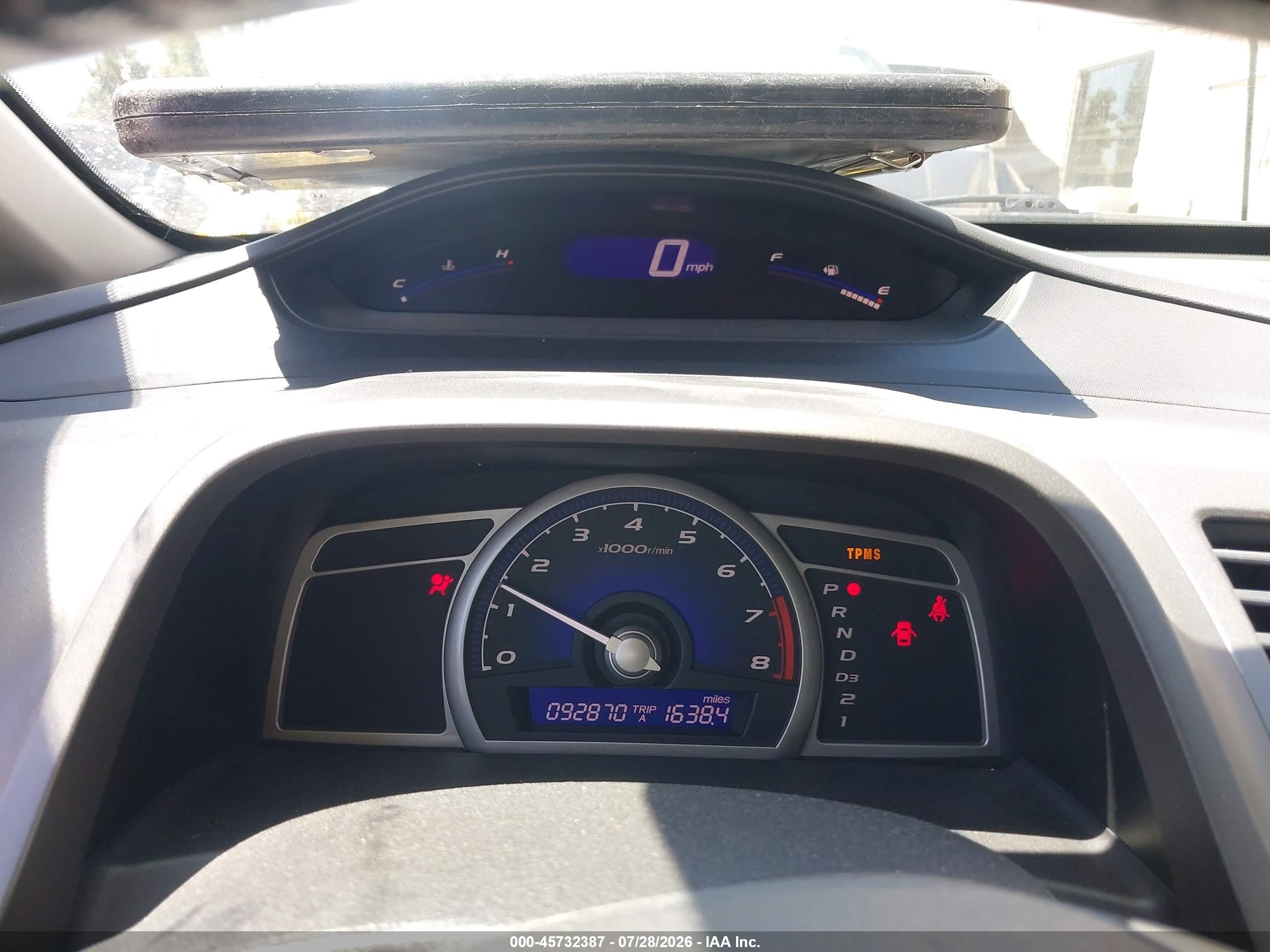2011 Honda Civic Lx-s White vin: 19XFA1F66BE044796