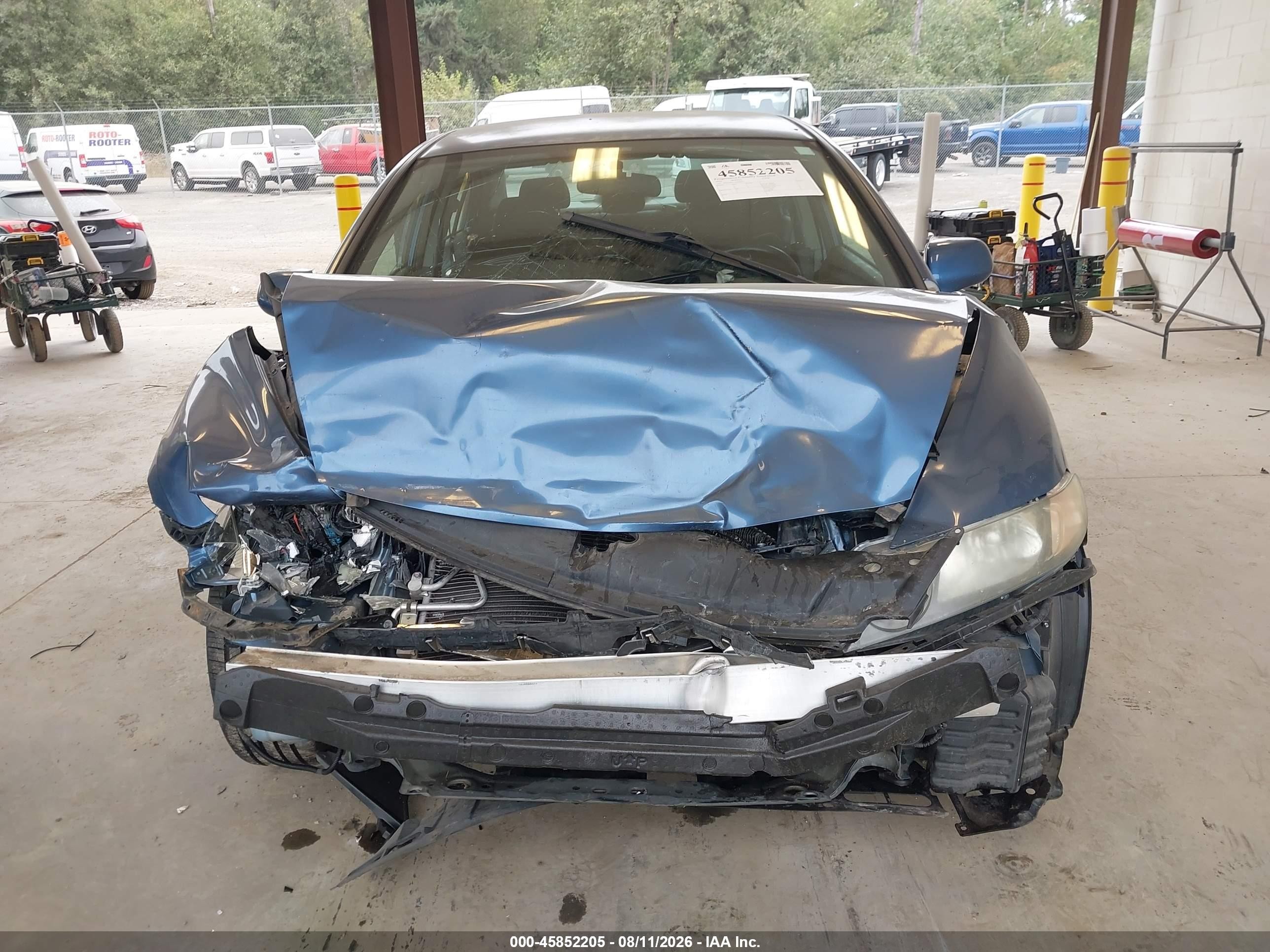 2010 Honda Civic Lx-s Blue vin: 19XFA1F67AE050475