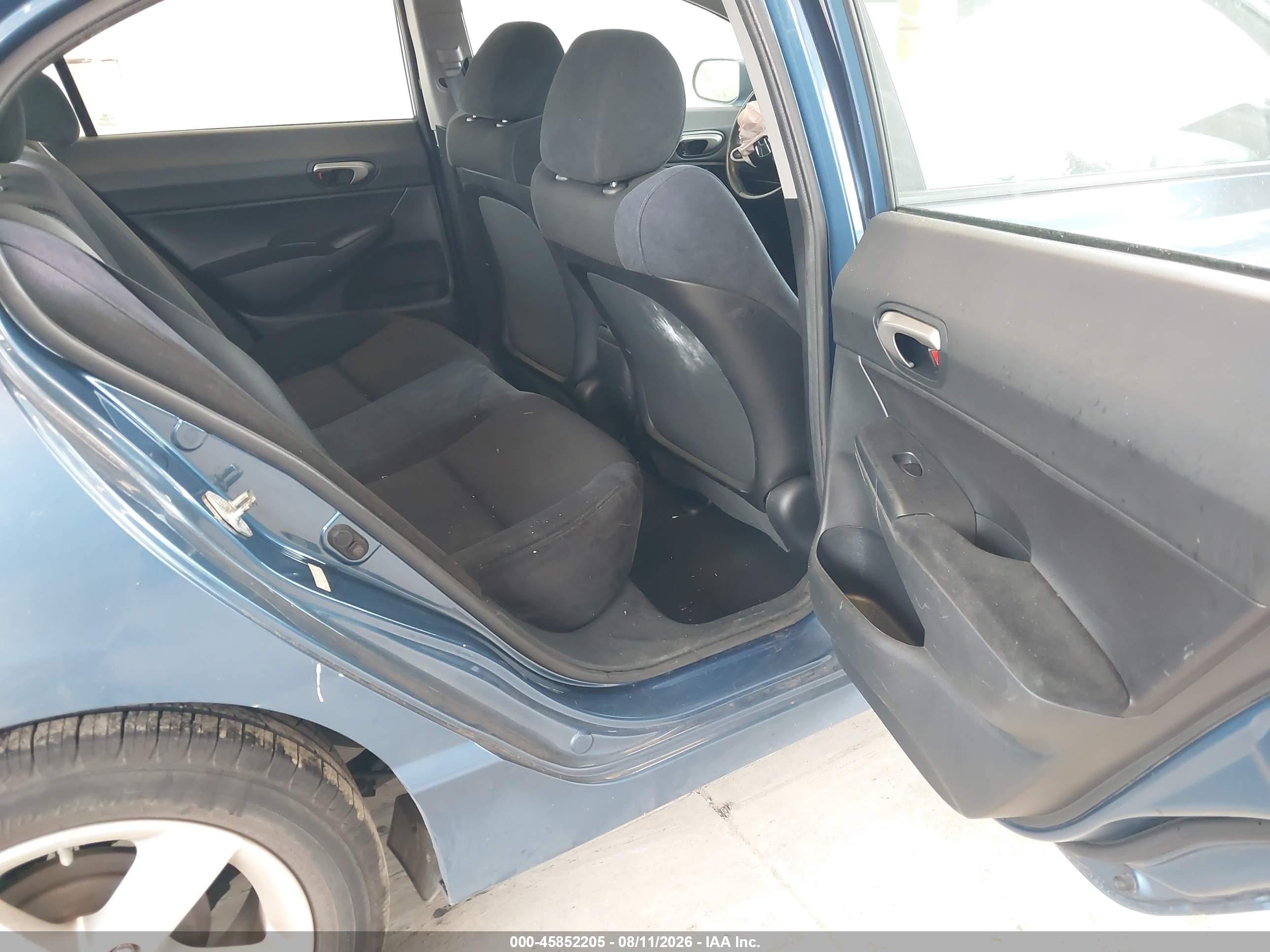 2010 Honda Civic Lx-s Blue vin: 19XFA1F67AE050475