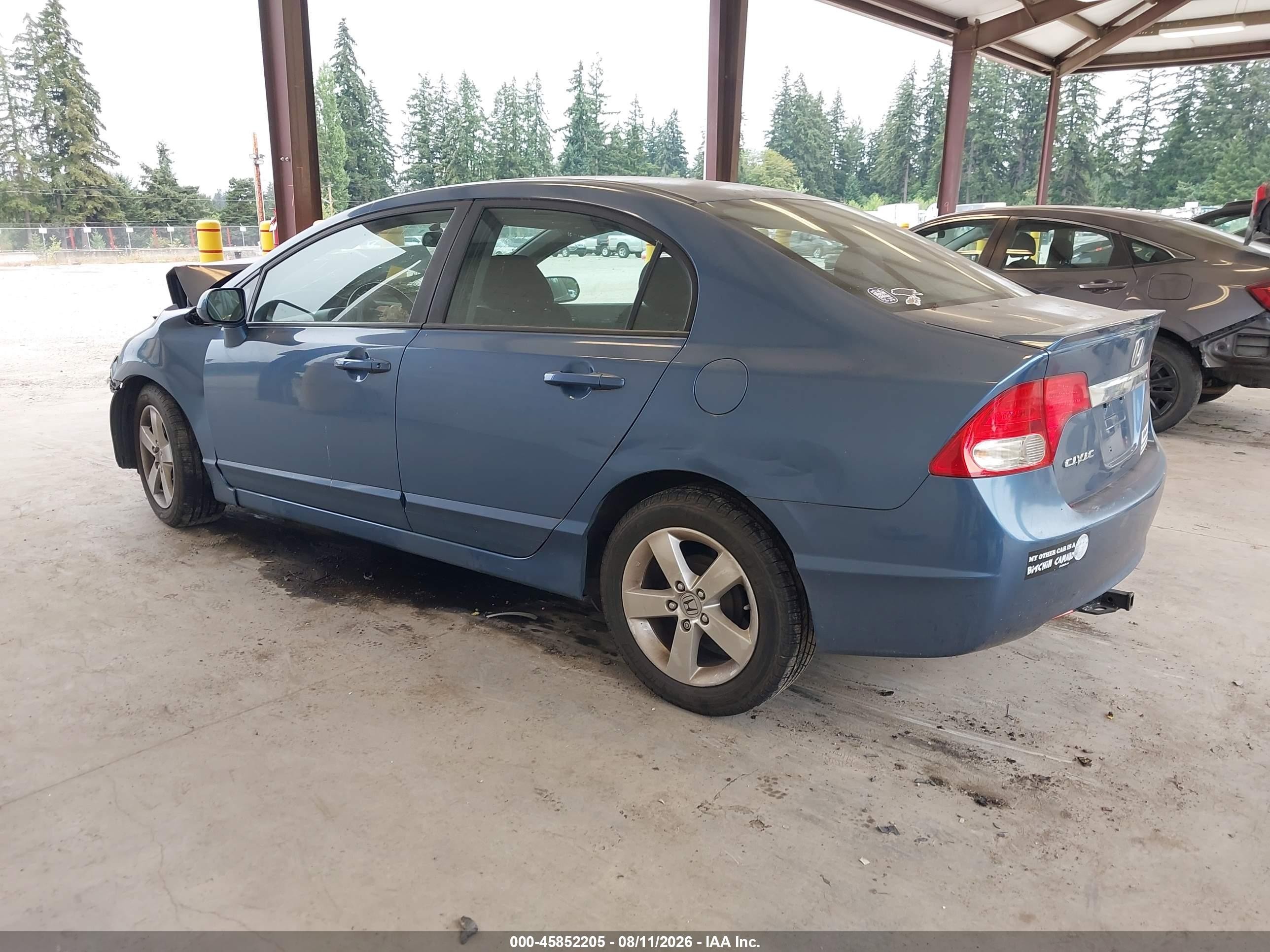 2010 Honda Civic Lx-s Blue vin: 19XFA1F67AE050475