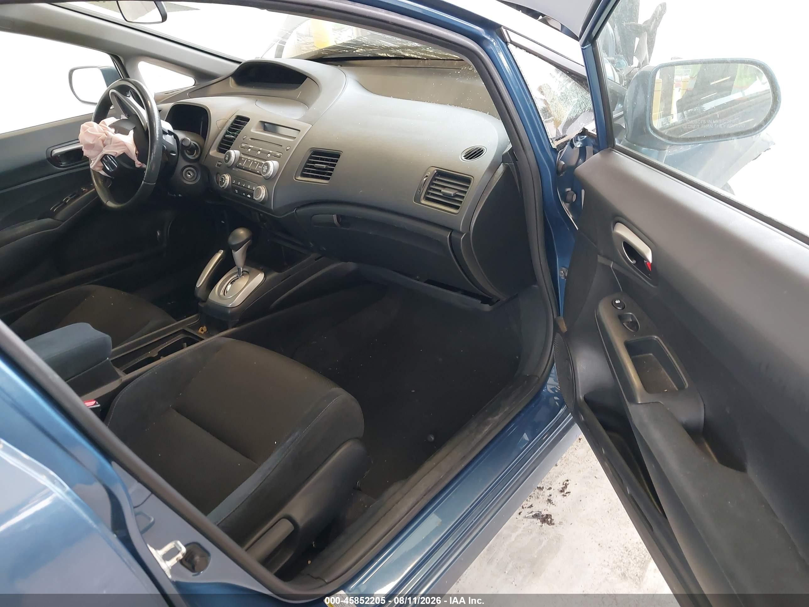 2010 Honda Civic Lx-s Blue vin: 19XFA1F67AE050475