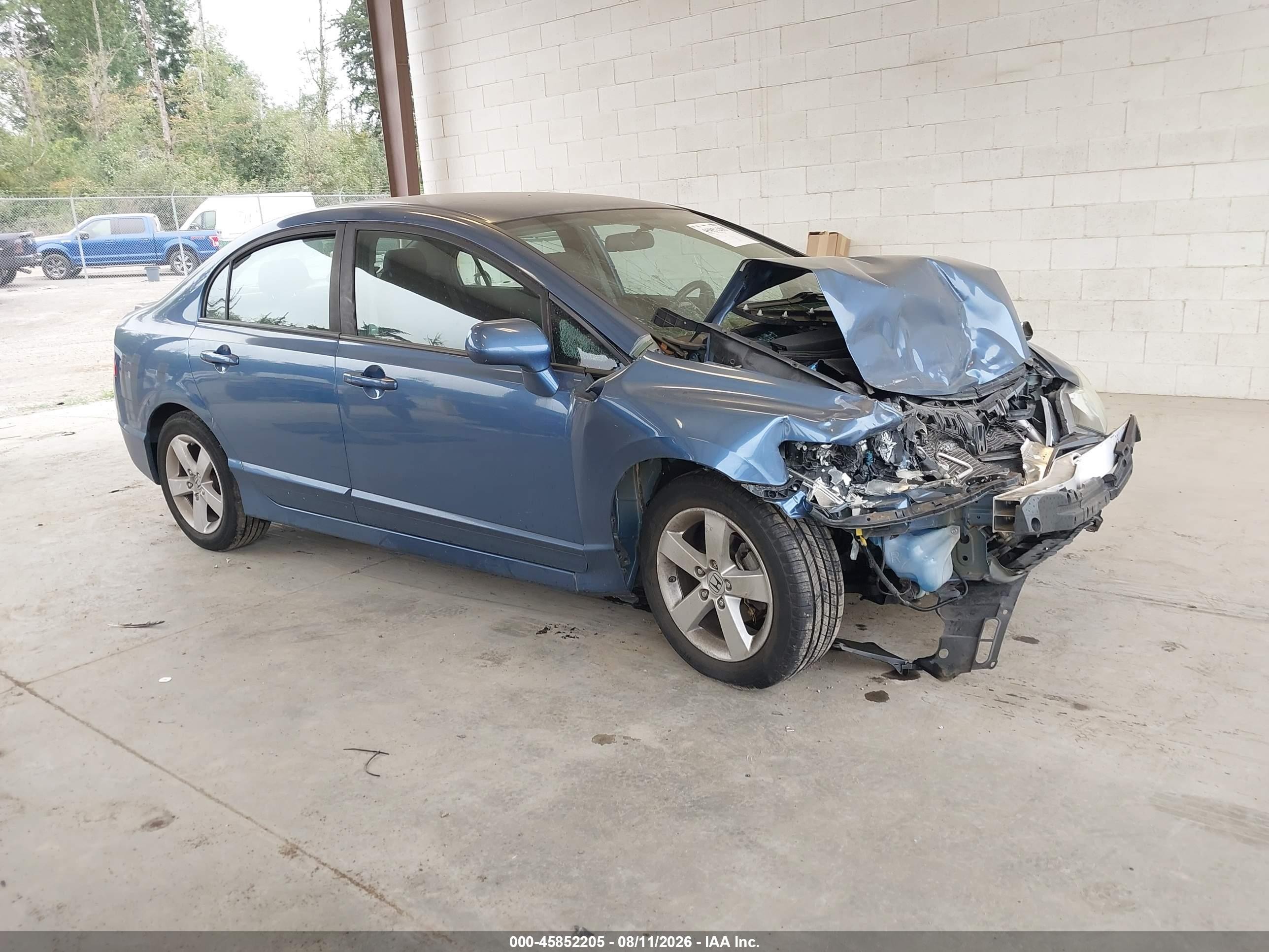 2010 Honda Civic Lx-s Blue vin: 19XFA1F67AE050475