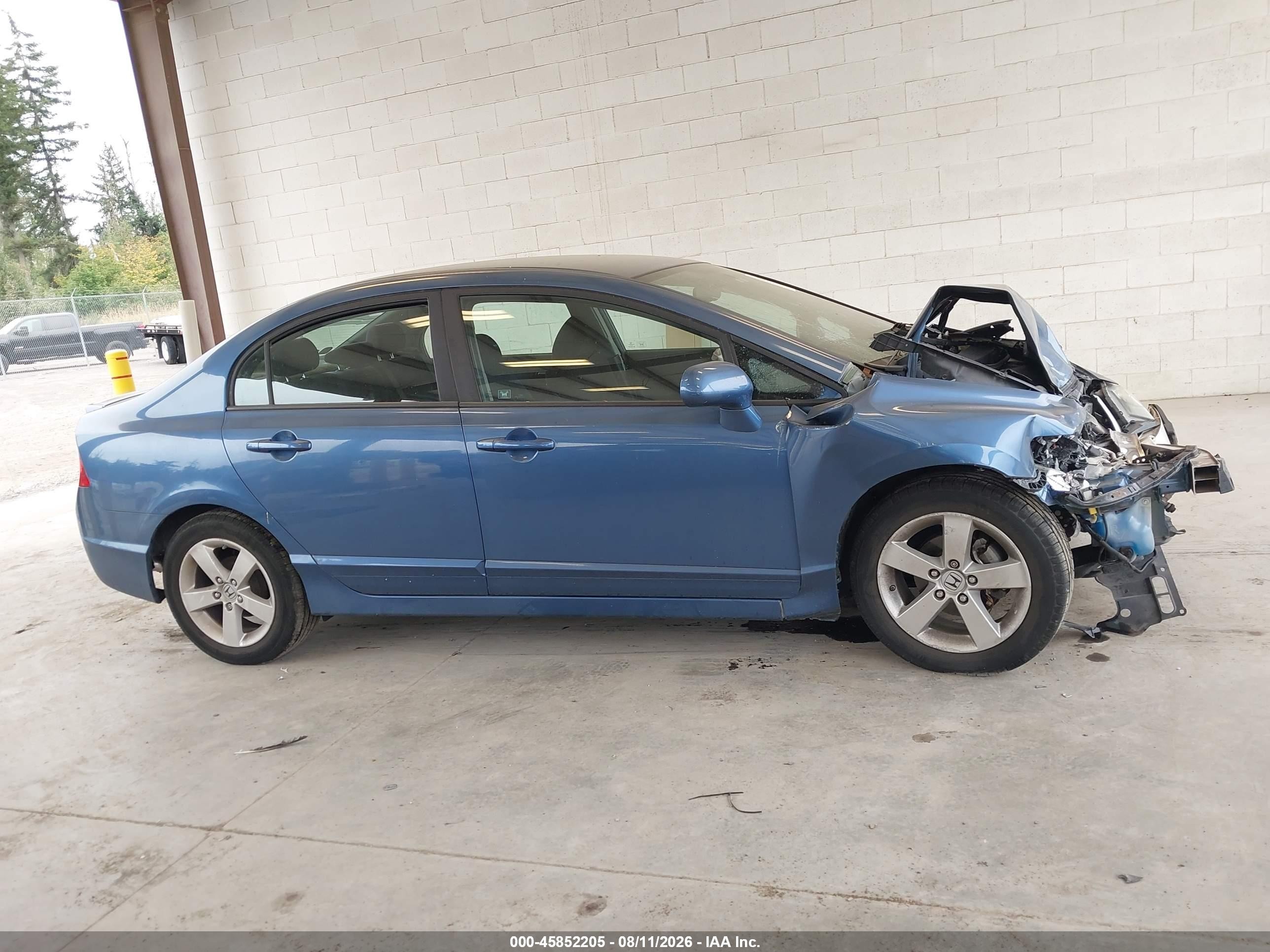 2010 Honda Civic Lx-s Blue vin: 19XFA1F67AE050475