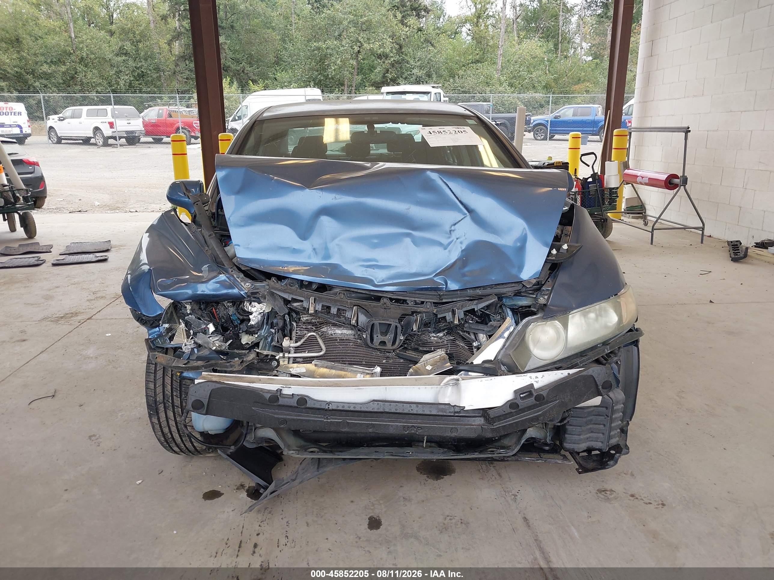 2010 Honda Civic Lx-s Blue vin: 19XFA1F67AE050475