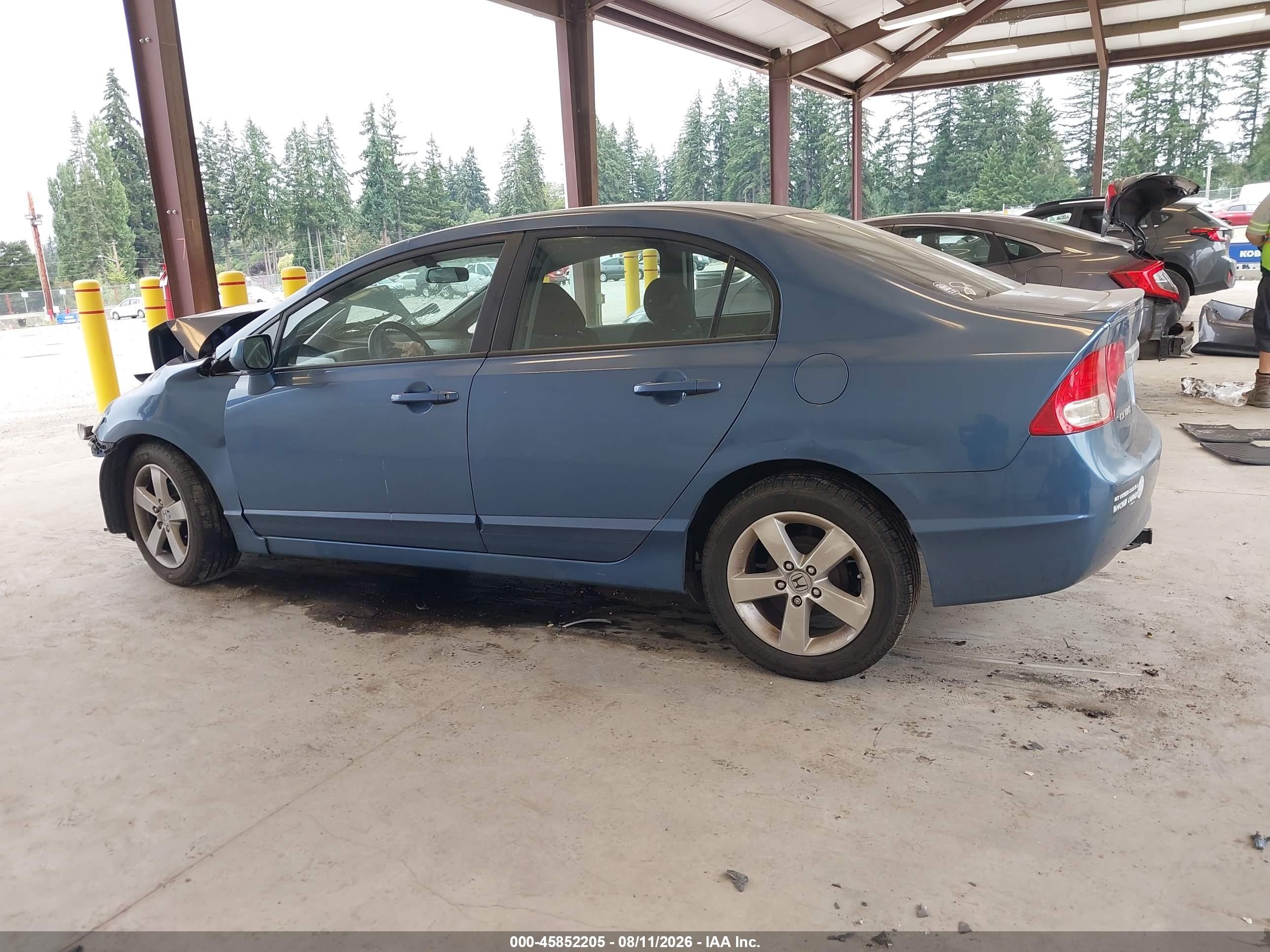 2010 Honda Civic Lx-s Blue vin: 19XFA1F67AE050475