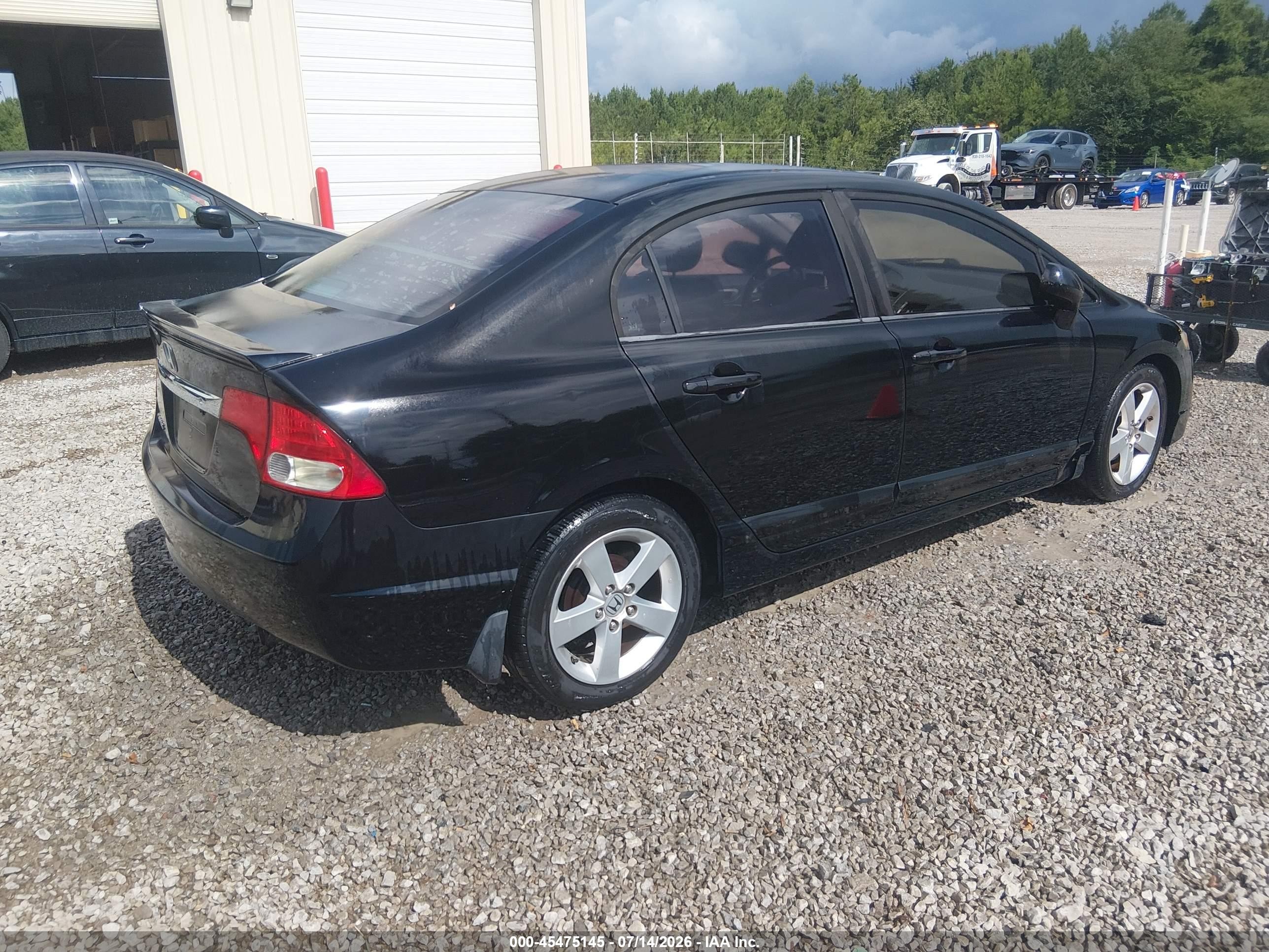 2011 Honda Civic Lx-s Black vin: 19XFA1F67BE013699