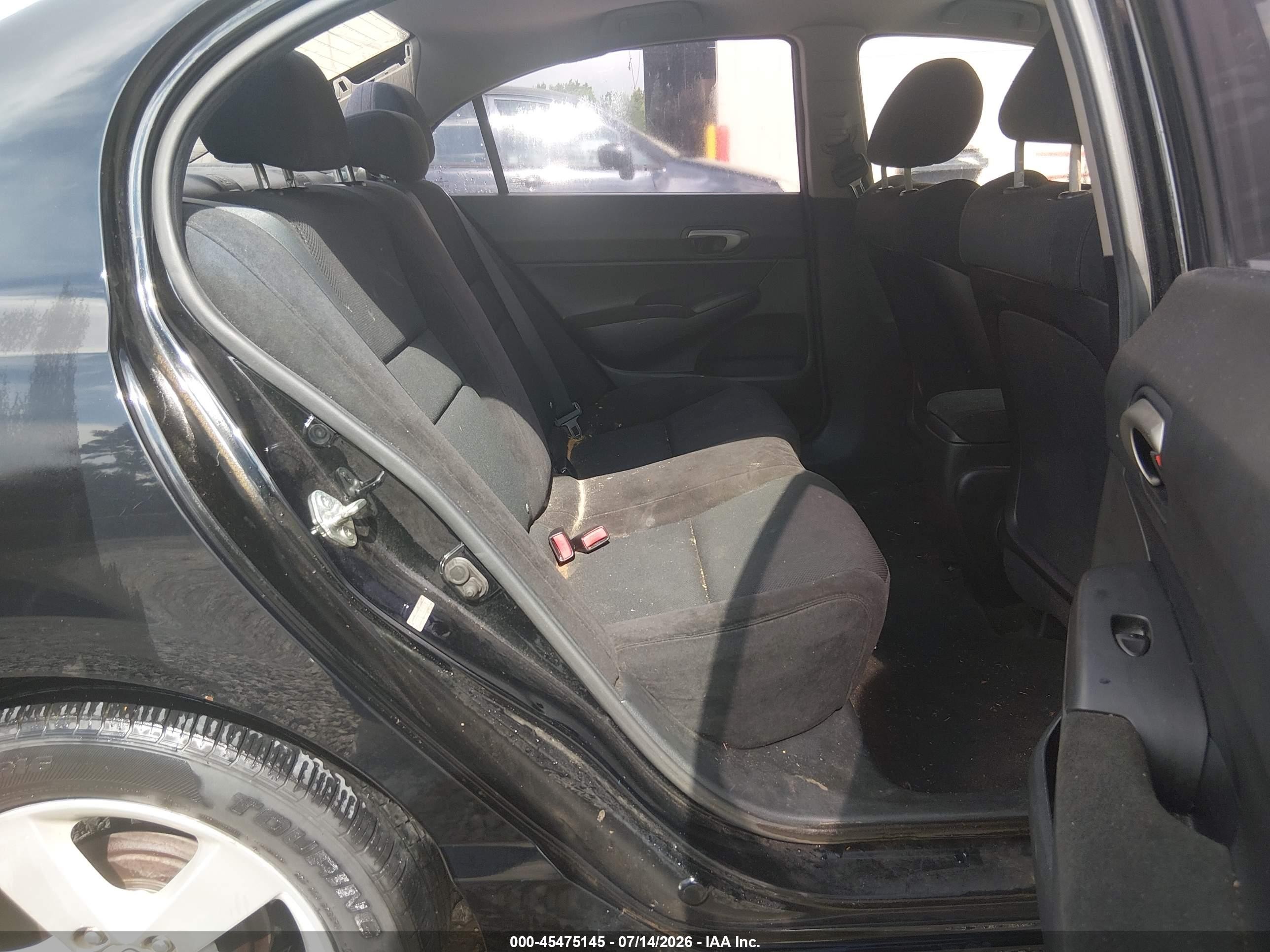 2011 Honda Civic Lx-s Black vin: 19XFA1F67BE013699