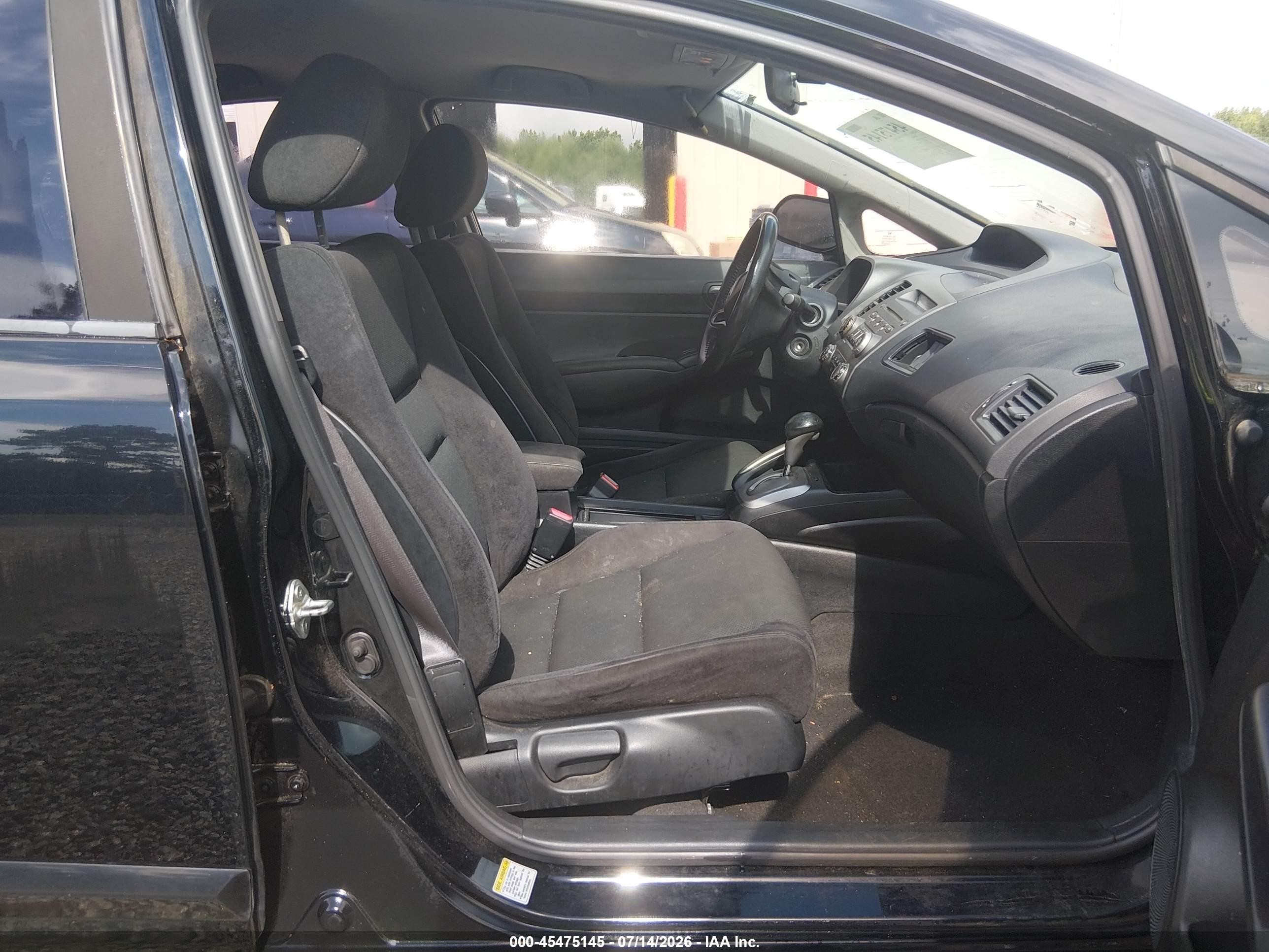 2011 Honda Civic Lx-s Black vin: 19XFA1F67BE013699