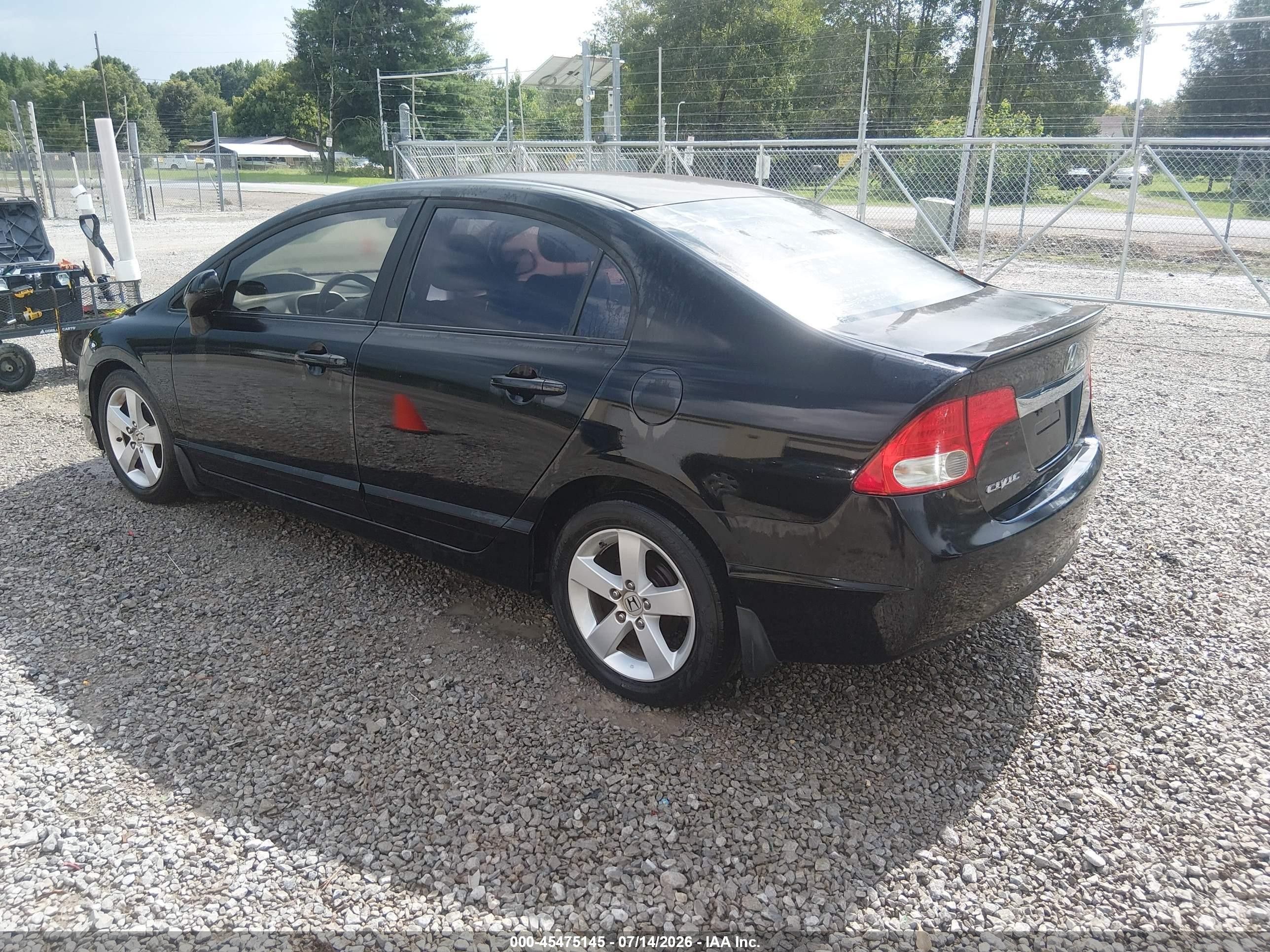 2011 Honda Civic Lx-s Black vin: 19XFA1F67BE013699