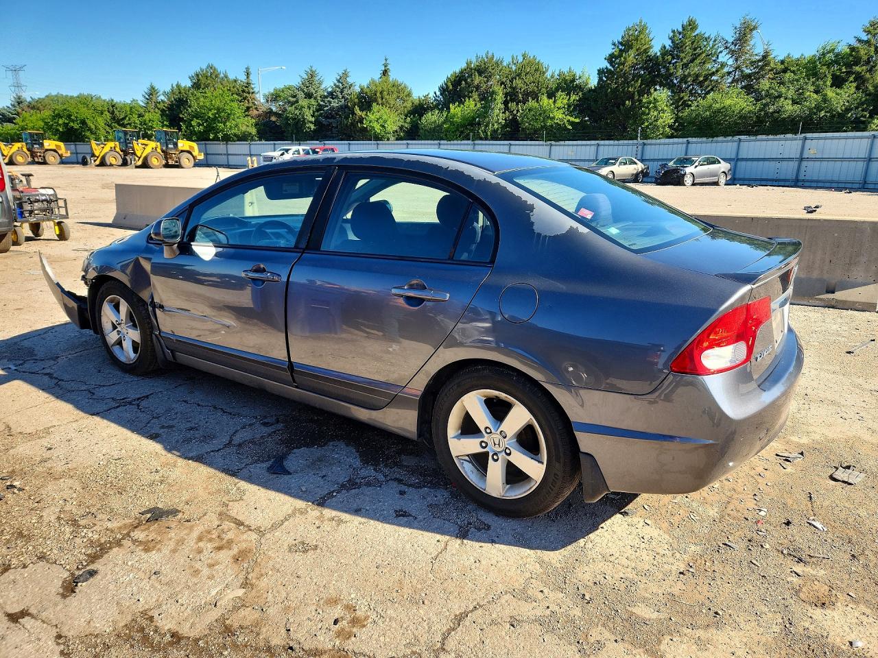 2011 Honda Civic Lx-s Gray vin: 19XFA1F67BE037369