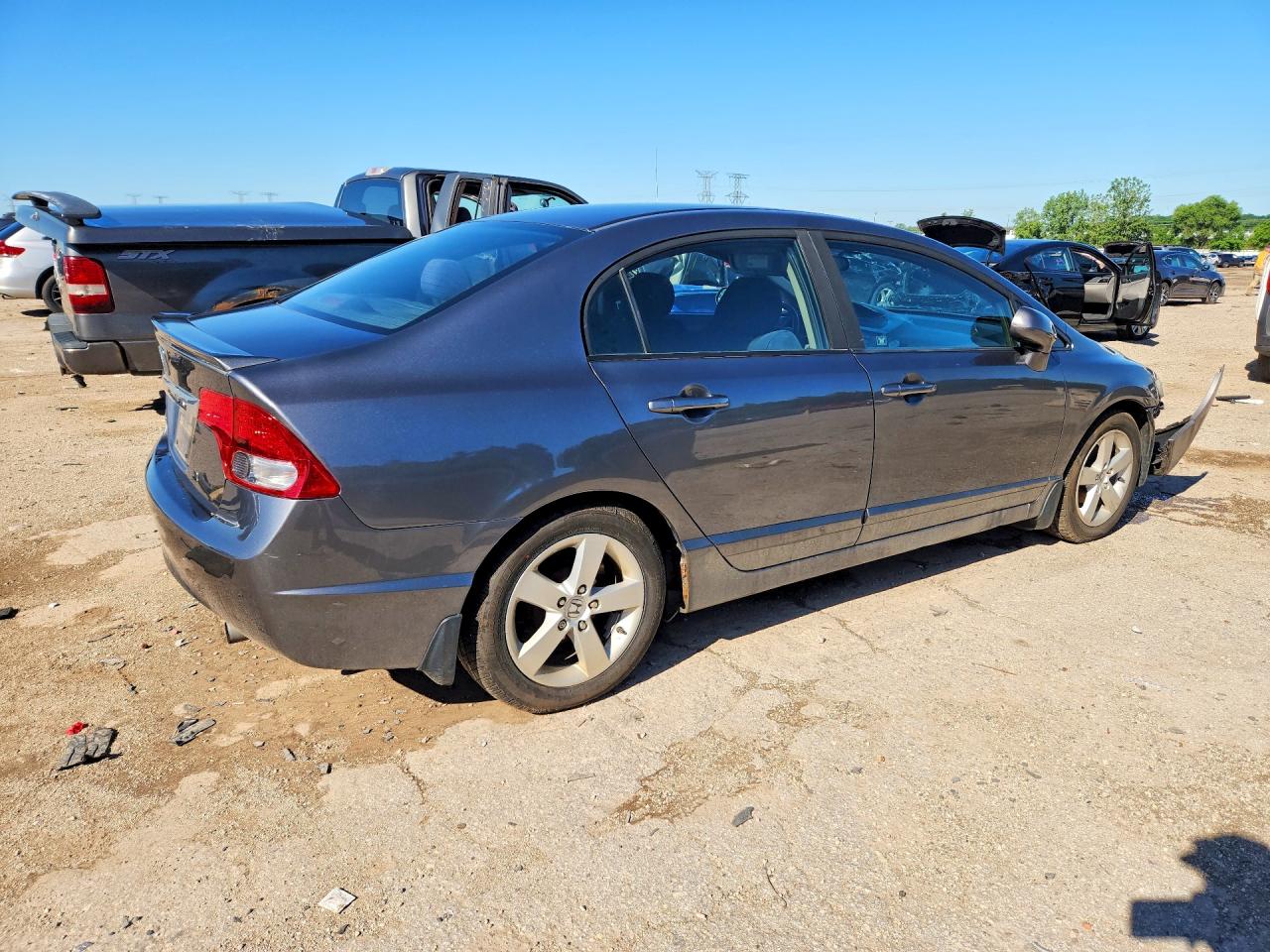2011 Honda Civic Lx-s Gray vin: 19XFA1F67BE037369