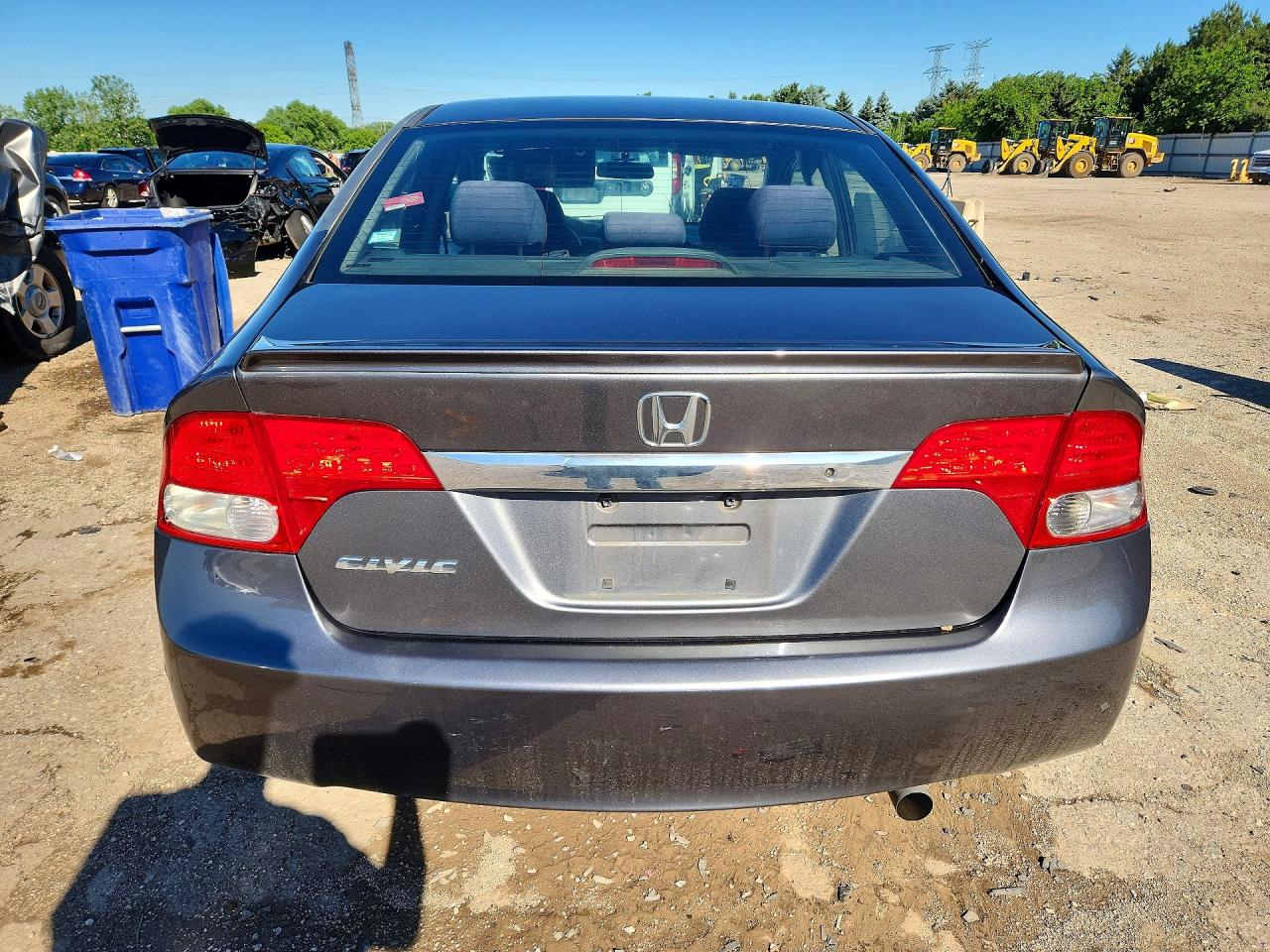 2011 Honda Civic Lx-s Gray vin: 19XFA1F67BE037369