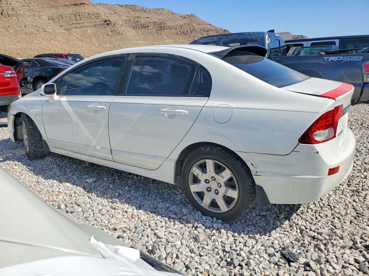 2010 Honda Civic Lx-s White vin: 19XFA1F68AE013399