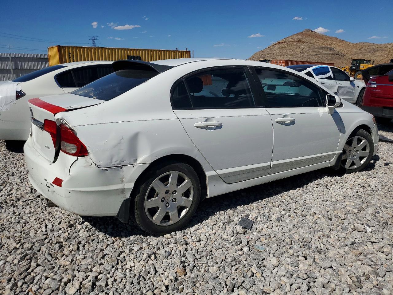 2010 Honda Civic Lx-s White vin: 19XFA1F68AE013399