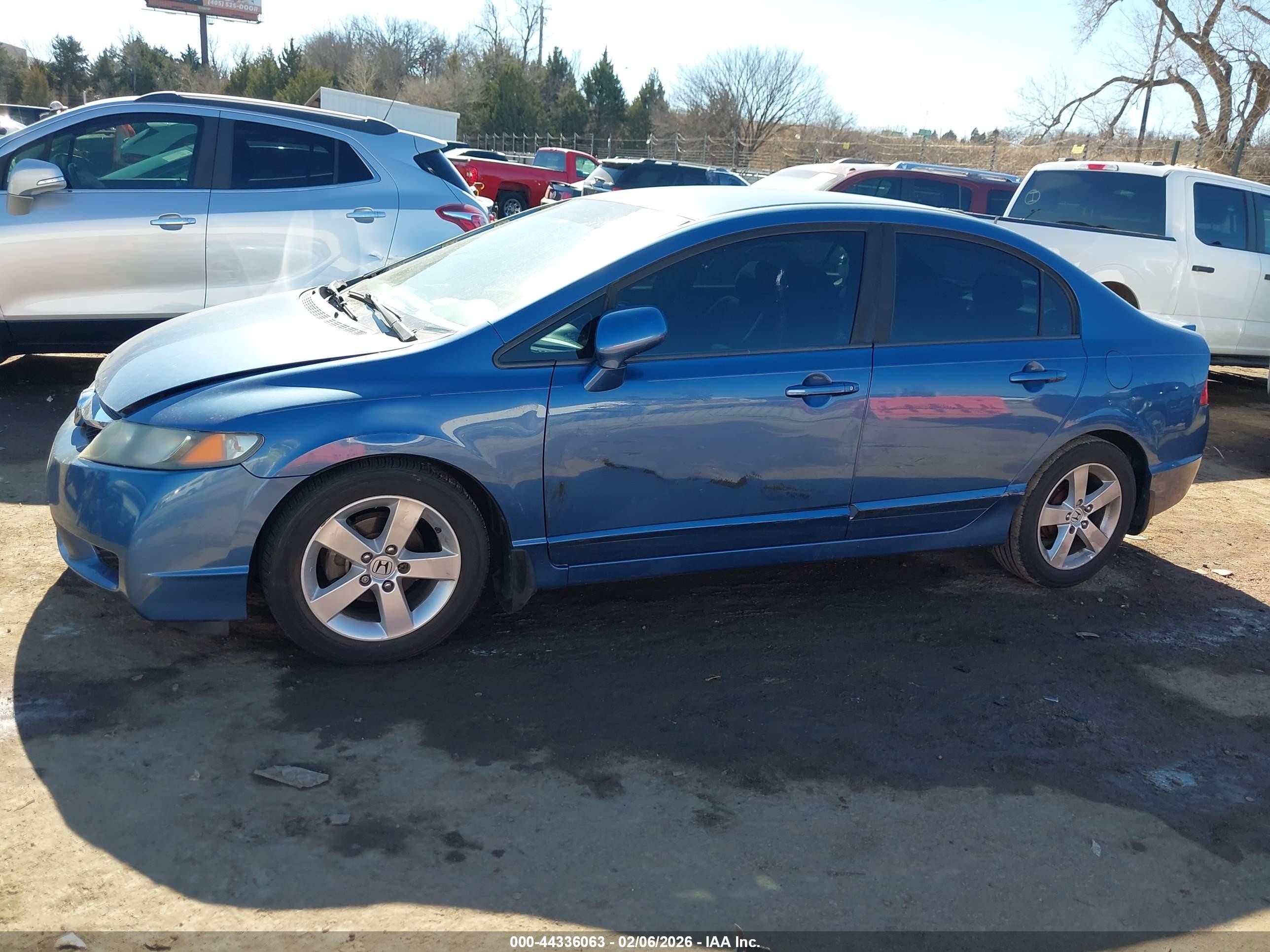2010 Honda Civic Lx-s Синий vin: 19XFA1F68AE073036