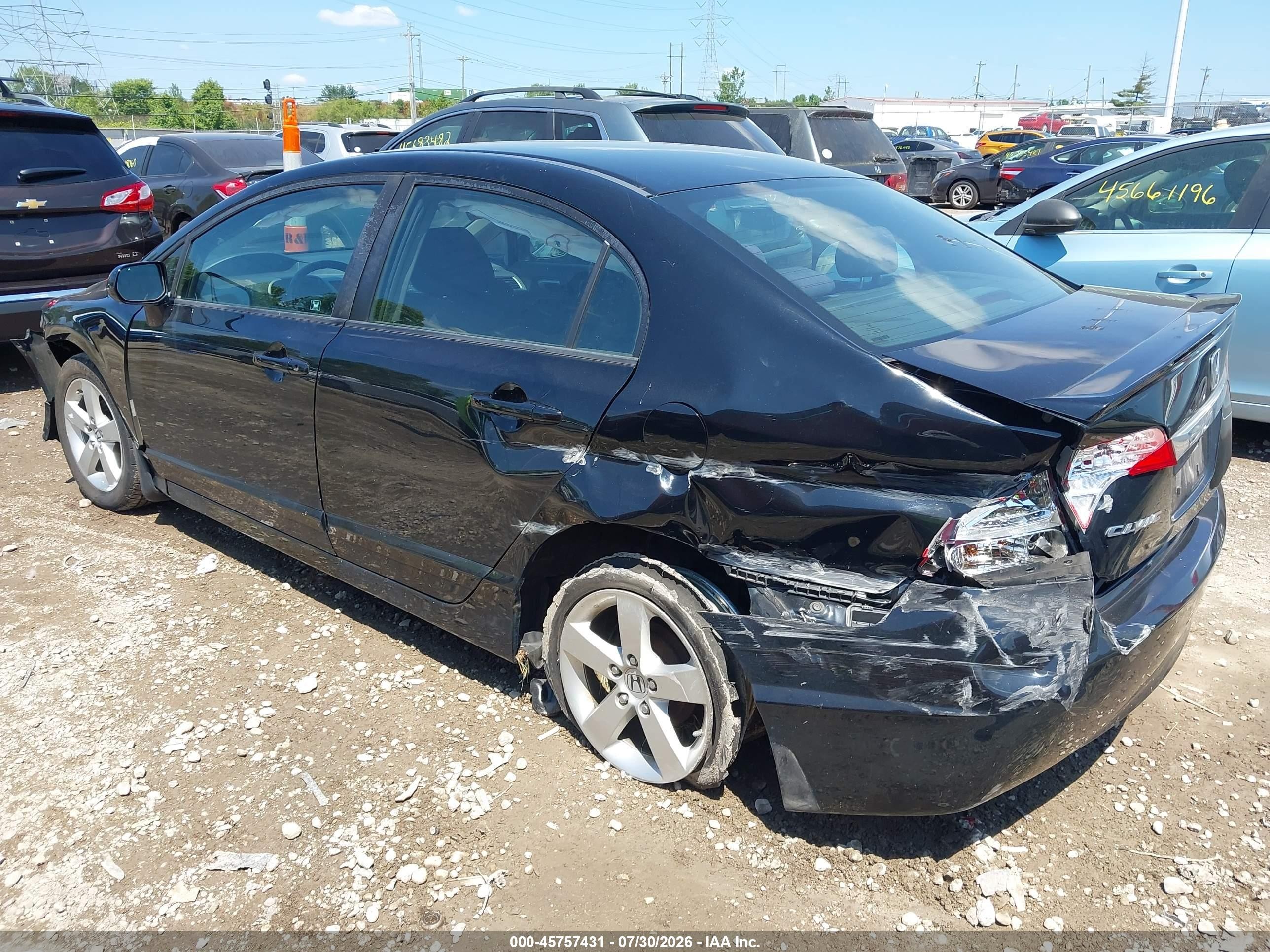 2010 Honda Civic Lx-s Черный vin: 19XFA1F68AE080276