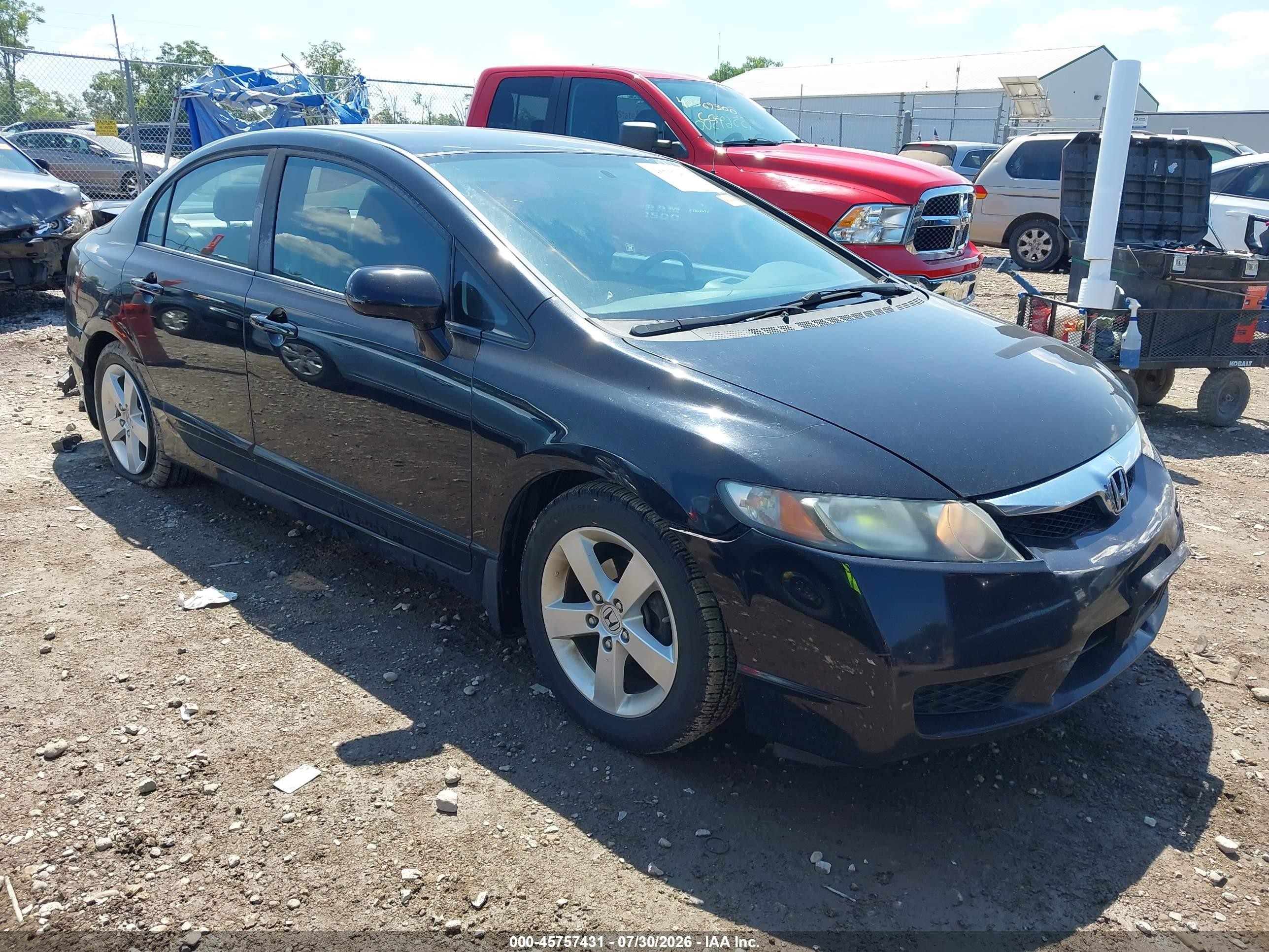2010 Honda Civic Lx-s Black vin: 19XFA1F68AE080276