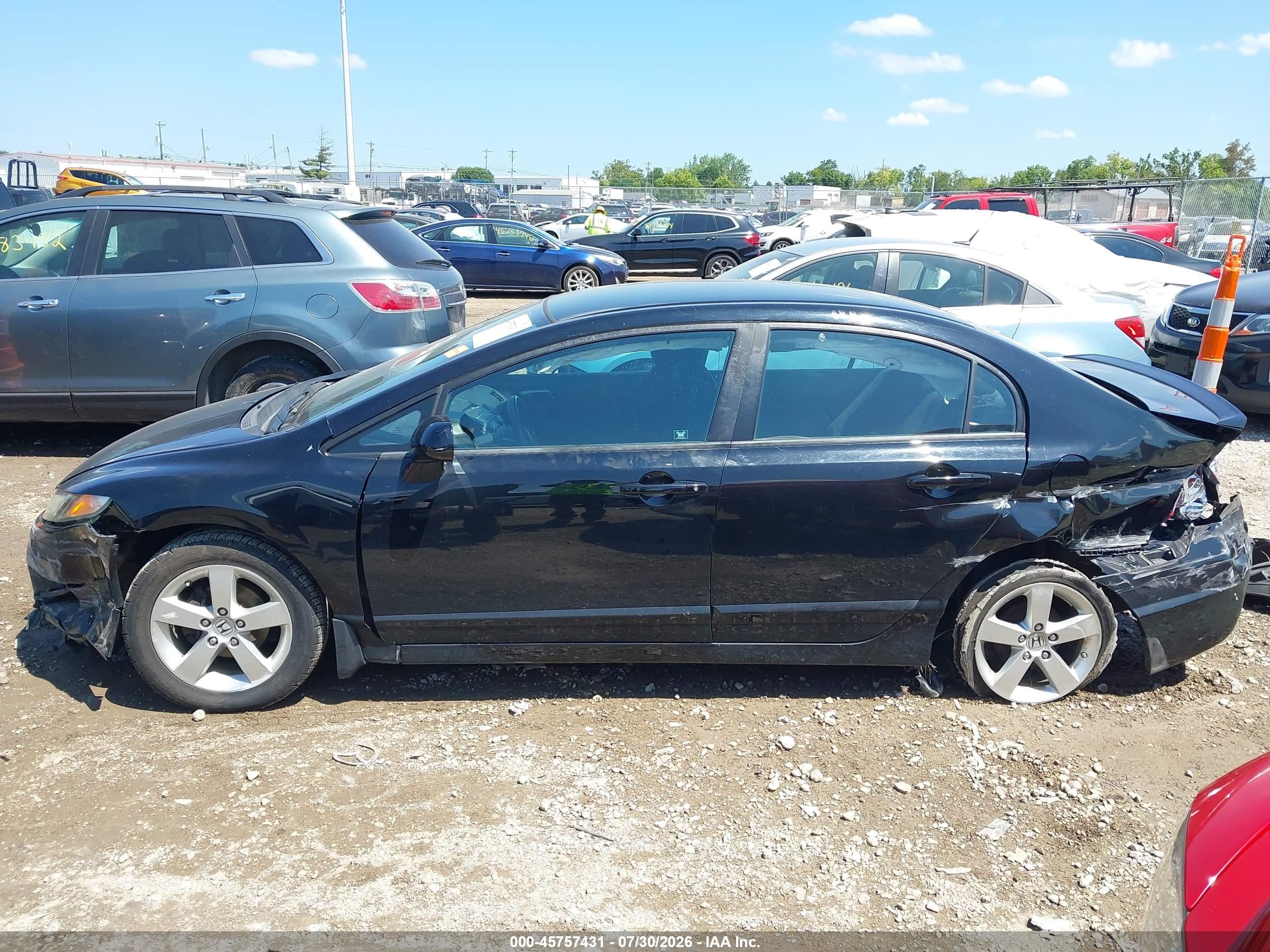 2010 Honda Civic Lx-s Черный vin: 19XFA1F68AE080276