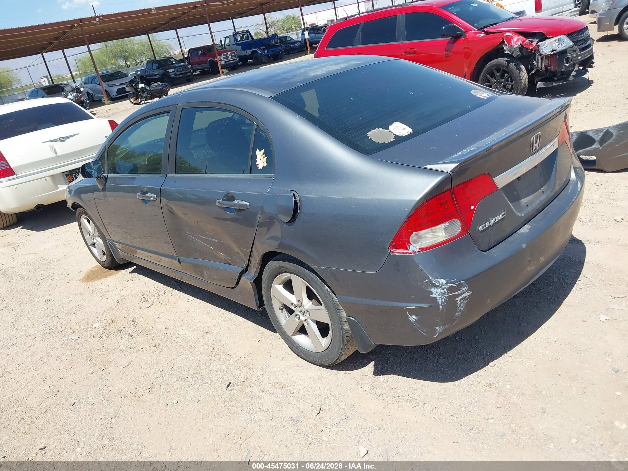 2010 Honda Civic Lx-s Gray vin: 19XFA1F6XAE059252