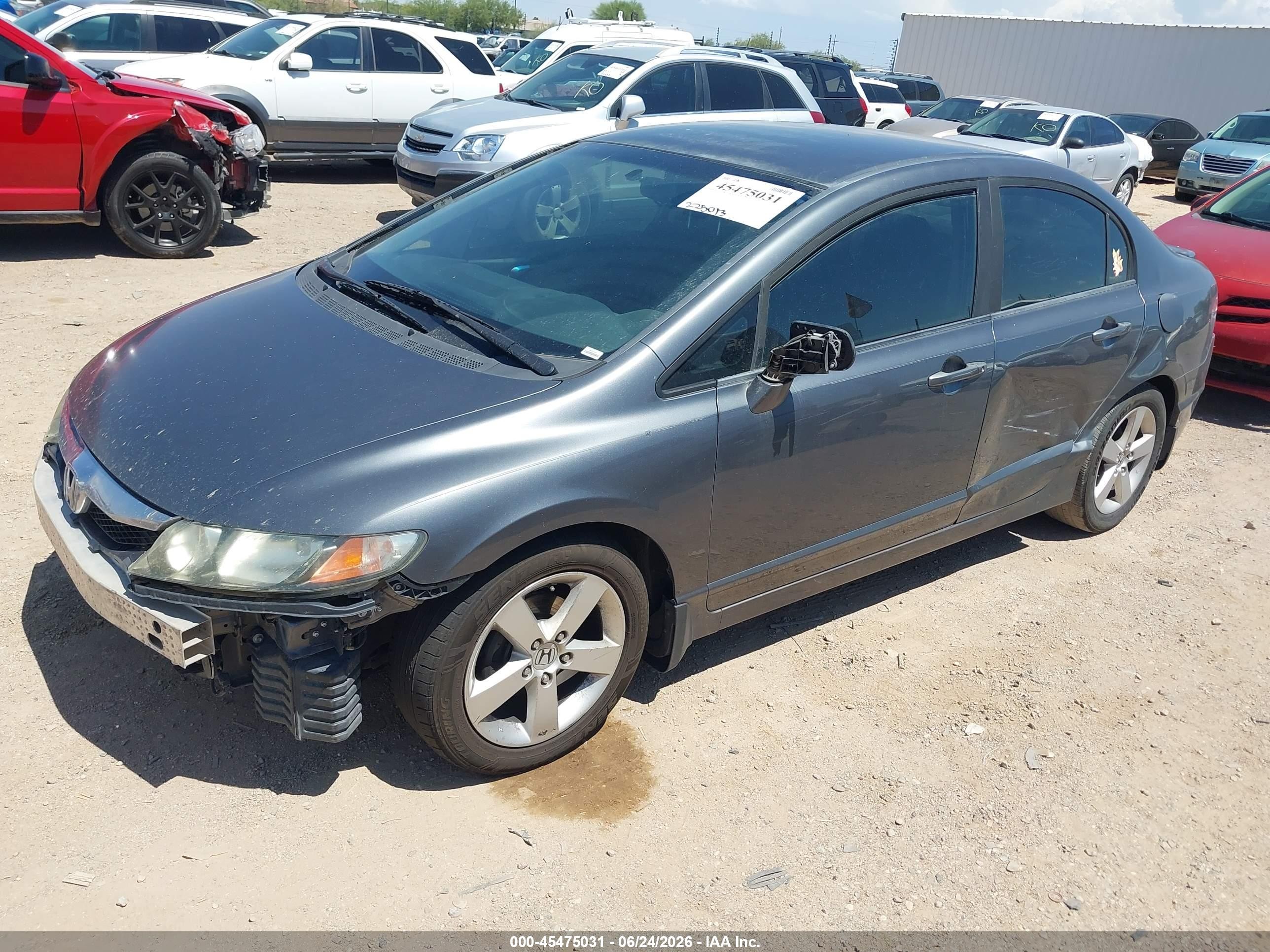 2010 Honda Civic Lx-s Gray vin: 19XFA1F6XAE059252