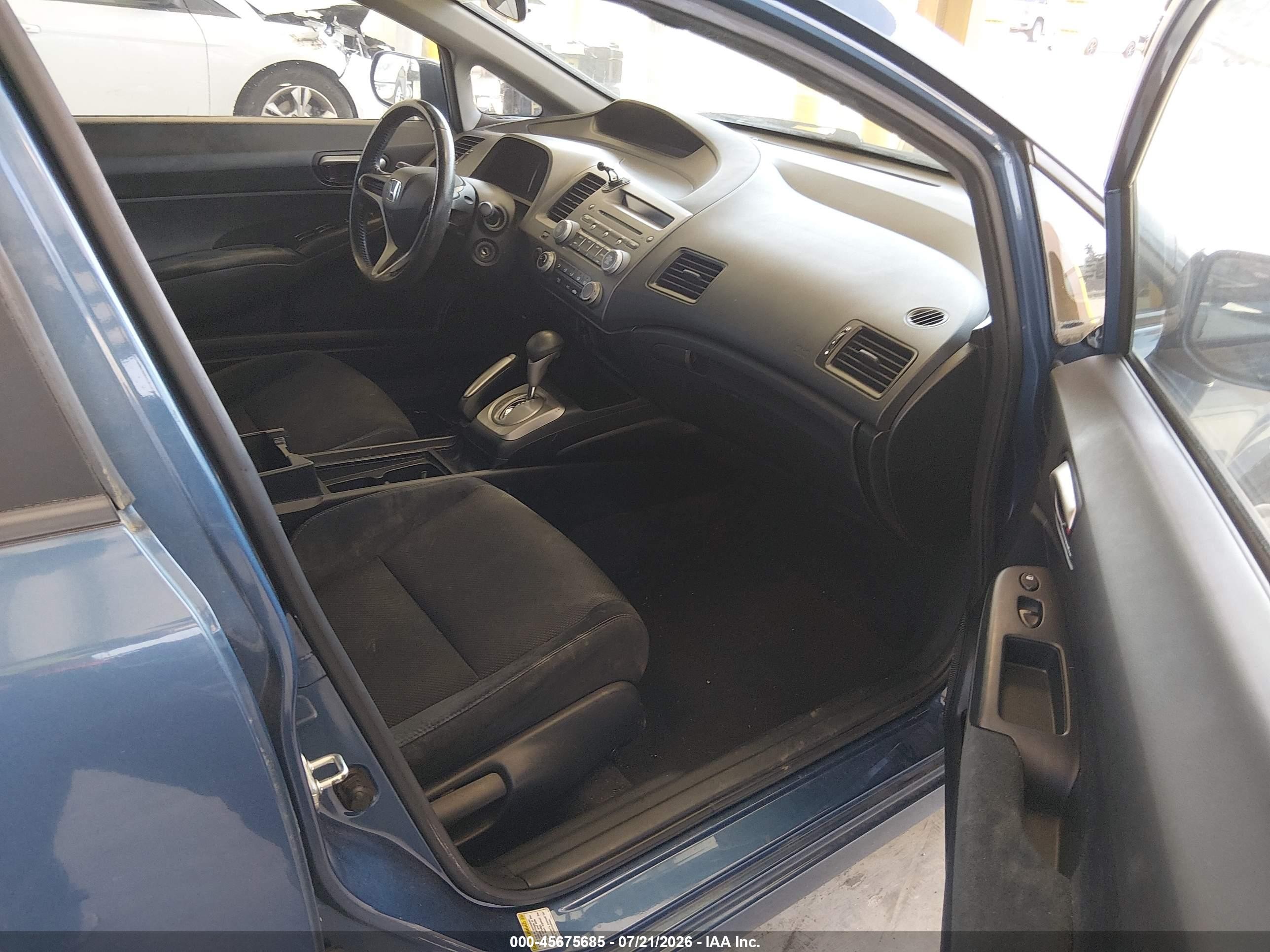 2010 Honda Civic Lx-s Blue vin: 19XFA1F6XAE064094