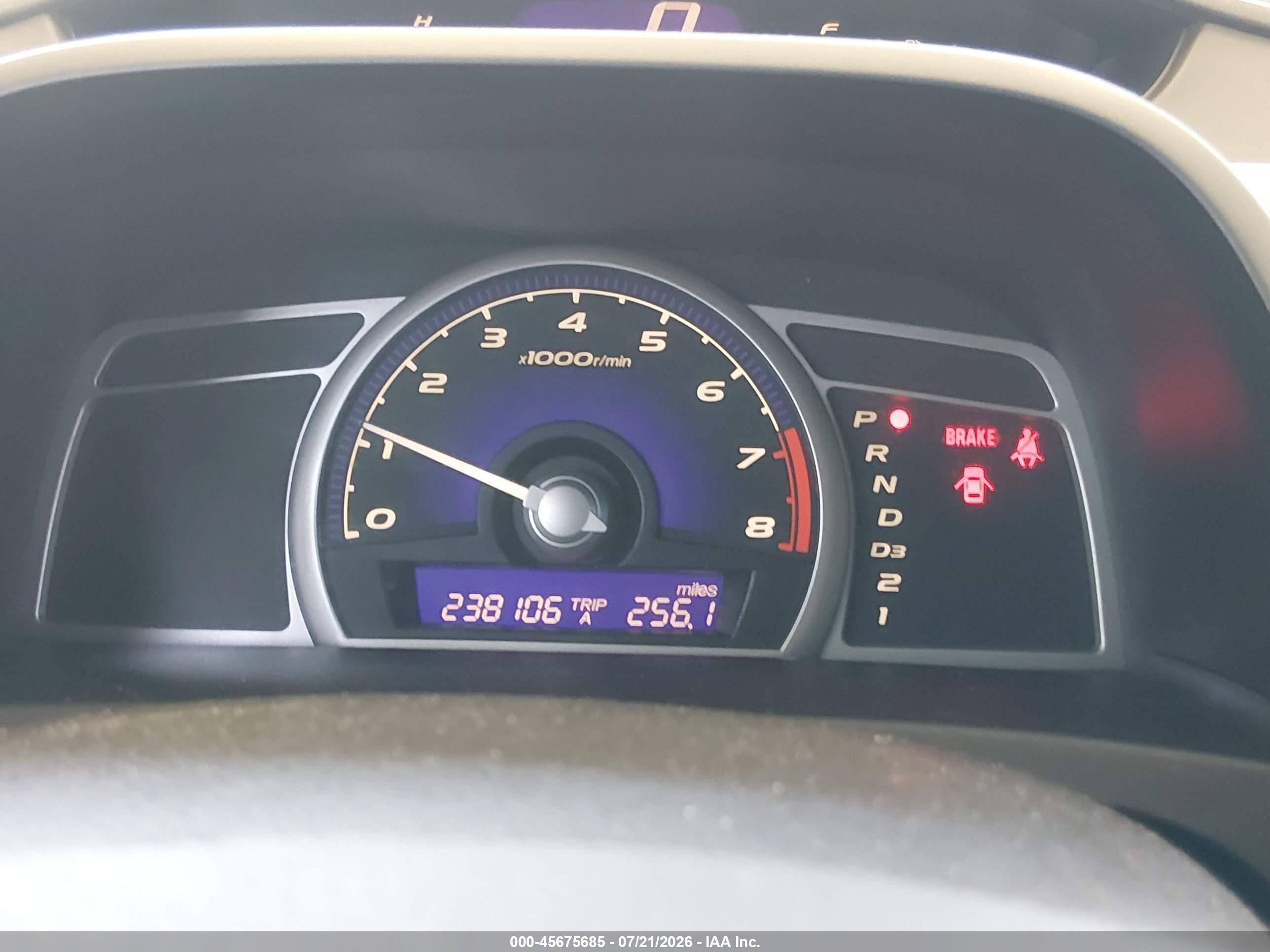 2010 Honda Civic Lx-s Blue vin: 19XFA1F6XAE064094