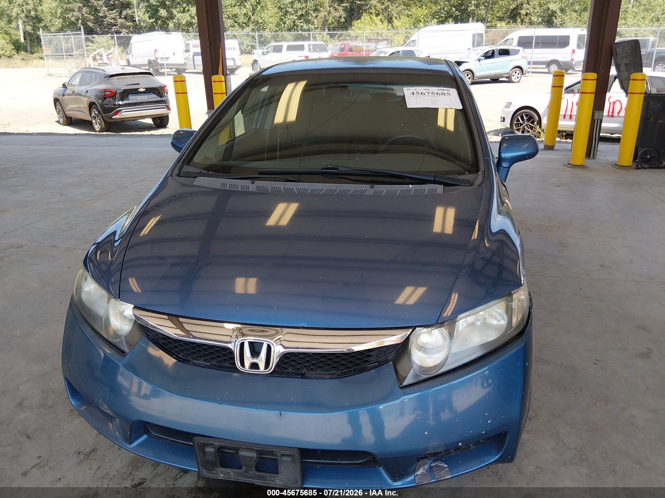 2010 Honda Civic Lx-s Blue vin: 19XFA1F6XAE064094