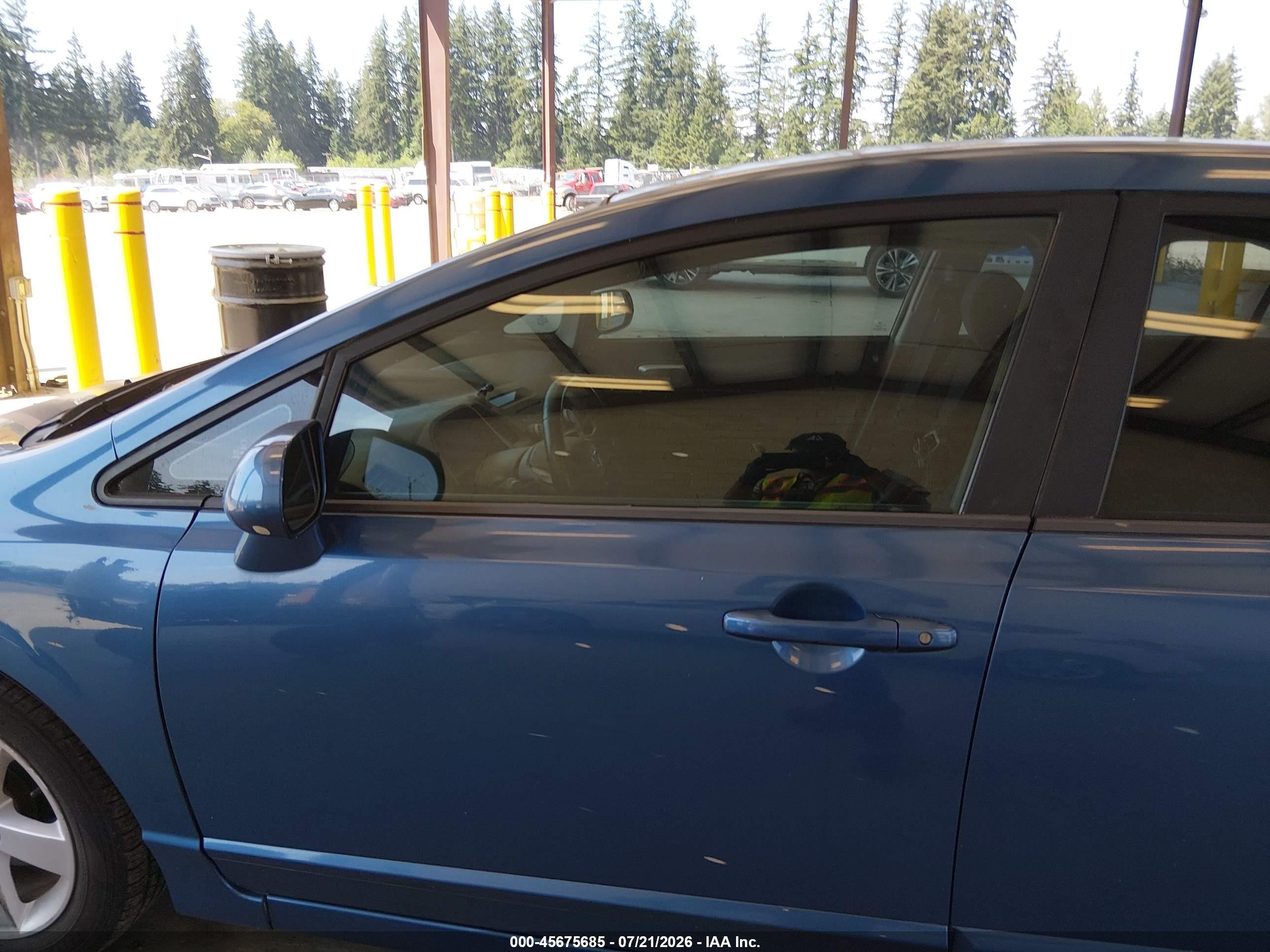 2010 Honda Civic Lx-s Blue vin: 19XFA1F6XAE064094