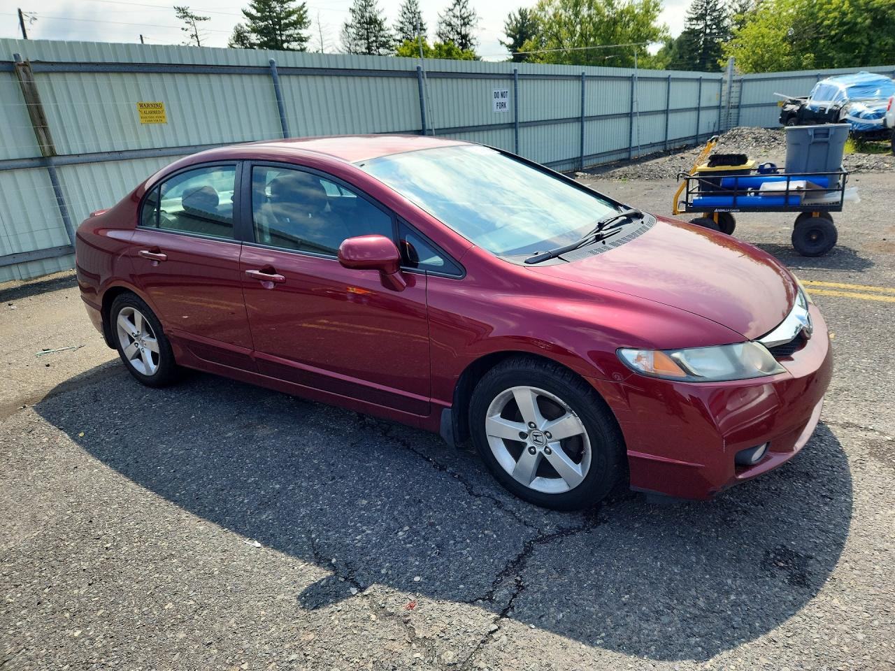 2010 Honda Civic Lx-s Maroon vin: 19XFA1F6XAE078013
