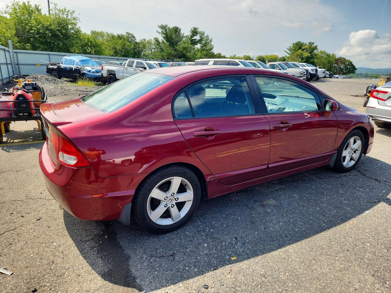 2010 Honda Civic Lx-s Maroon vin: 19XFA1F6XAE078013