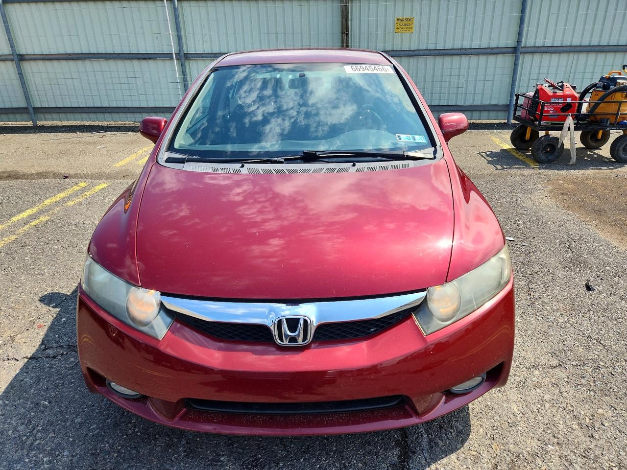 2010 Honda Civic Lx-s Maroon vin: 19XFA1F6XAE078013