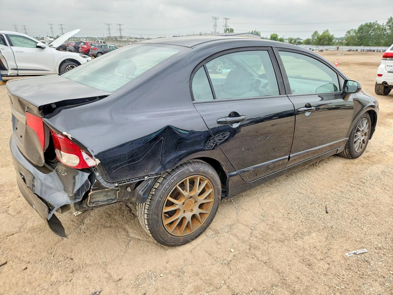 2010 Honda Civic Ex Black vin: 19XFA1F80AE012698