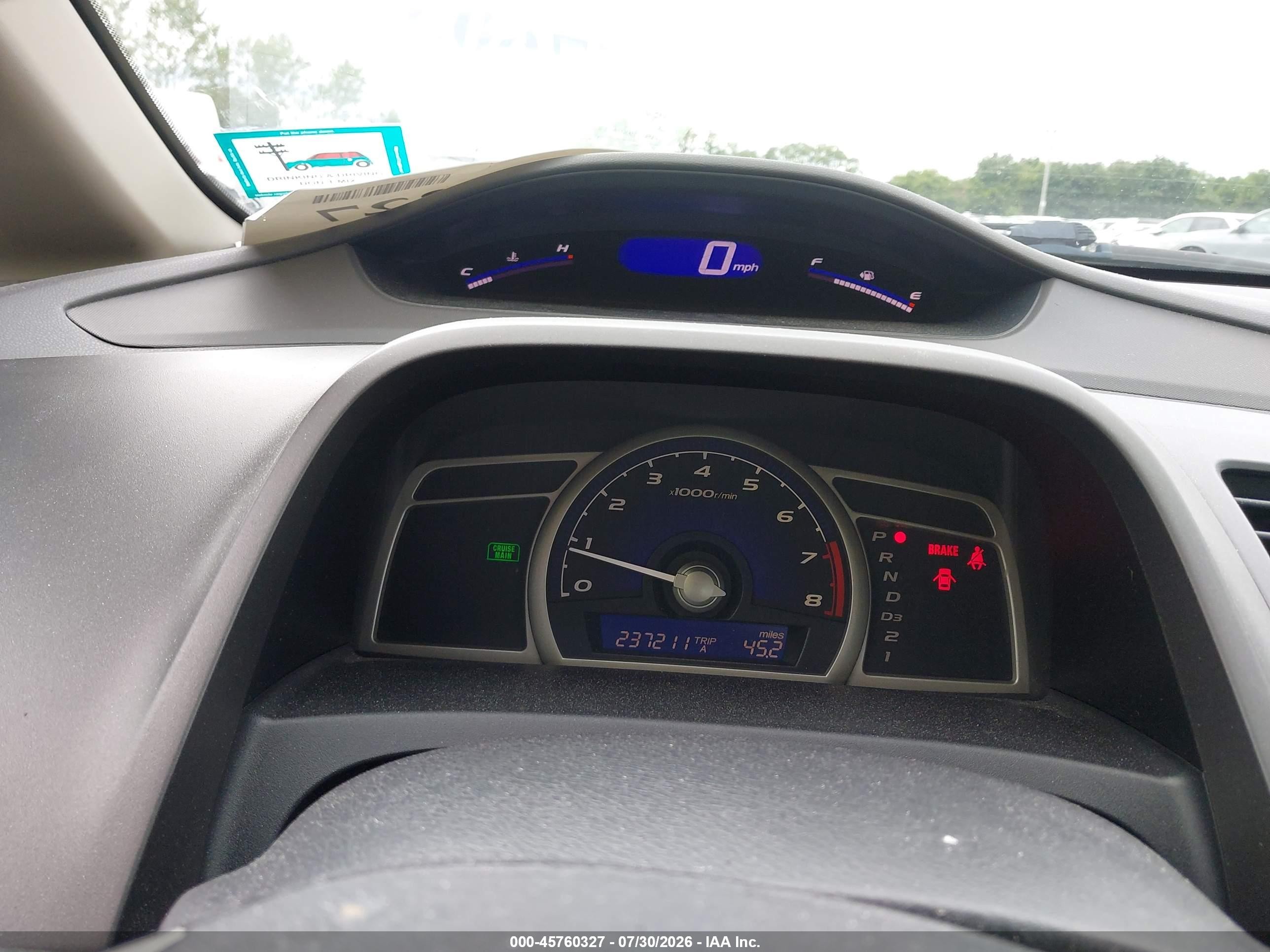 2010 Honda Civic Ex Gray vin: 19XFA1F80AE056216
