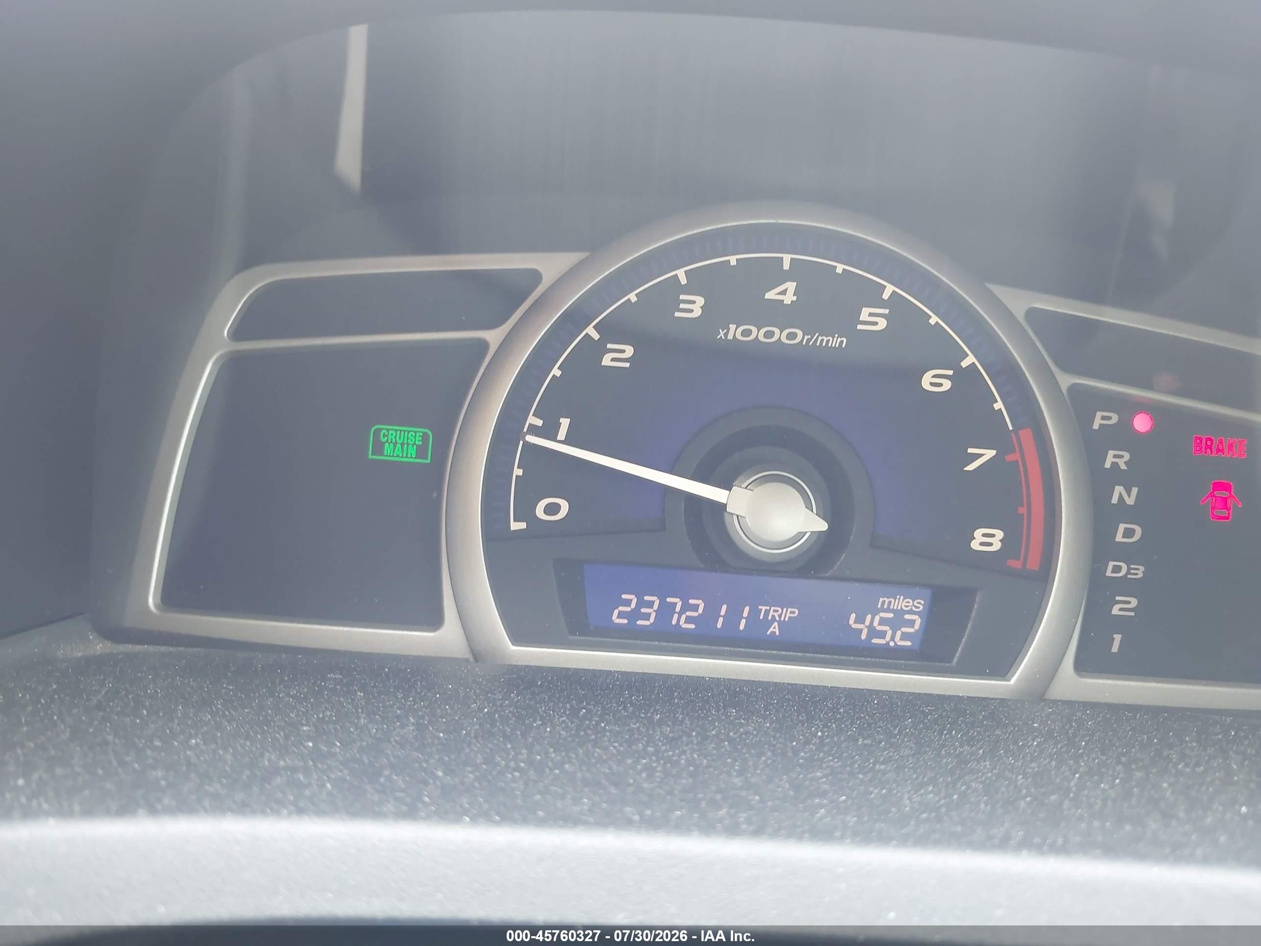 2010 Honda Civic Ex Gray vin: 19XFA1F80AE056216
