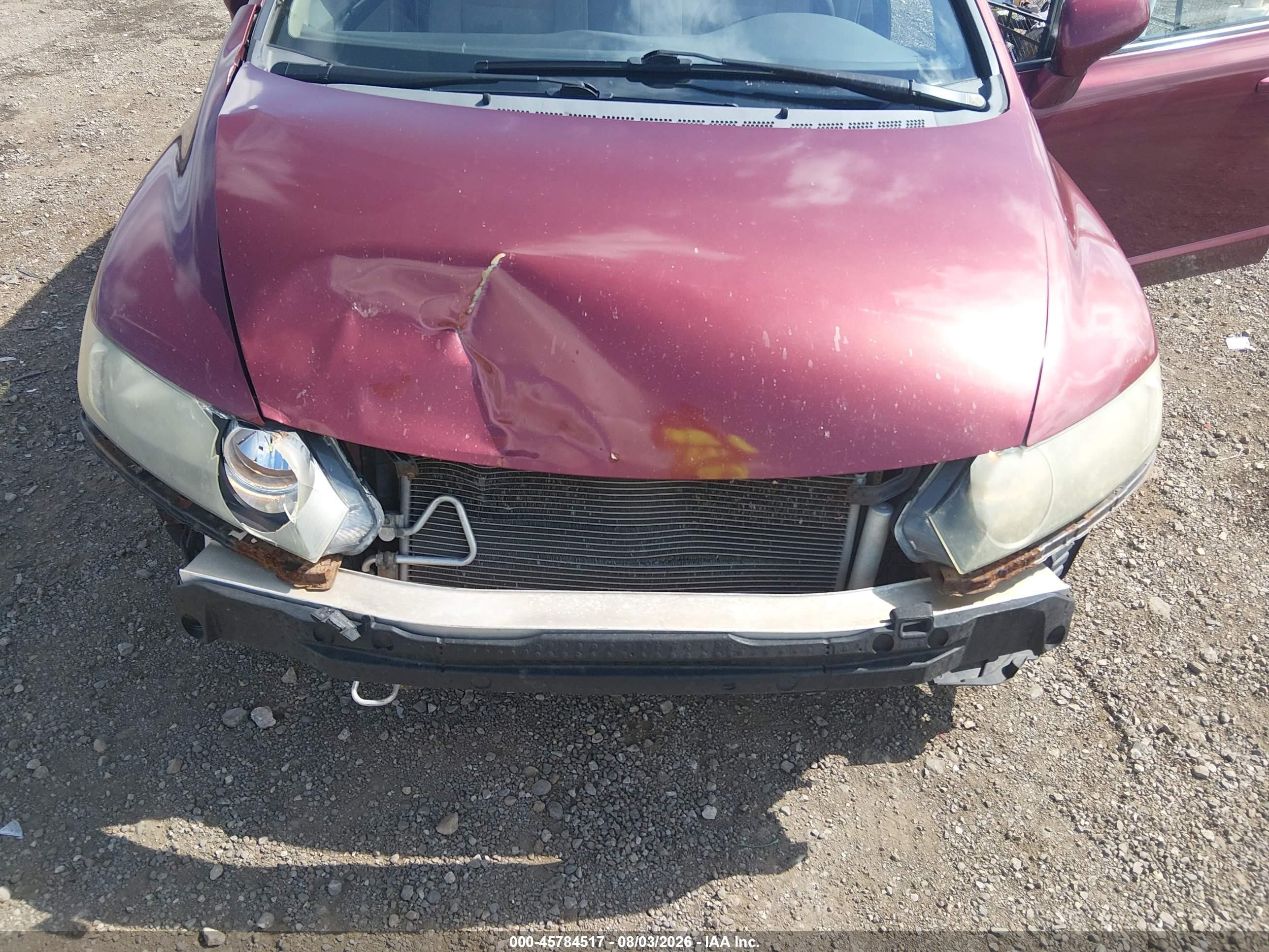 2010 Honda Civic Ex Темно-бордовый vin: 19XFA1F80AE068253
