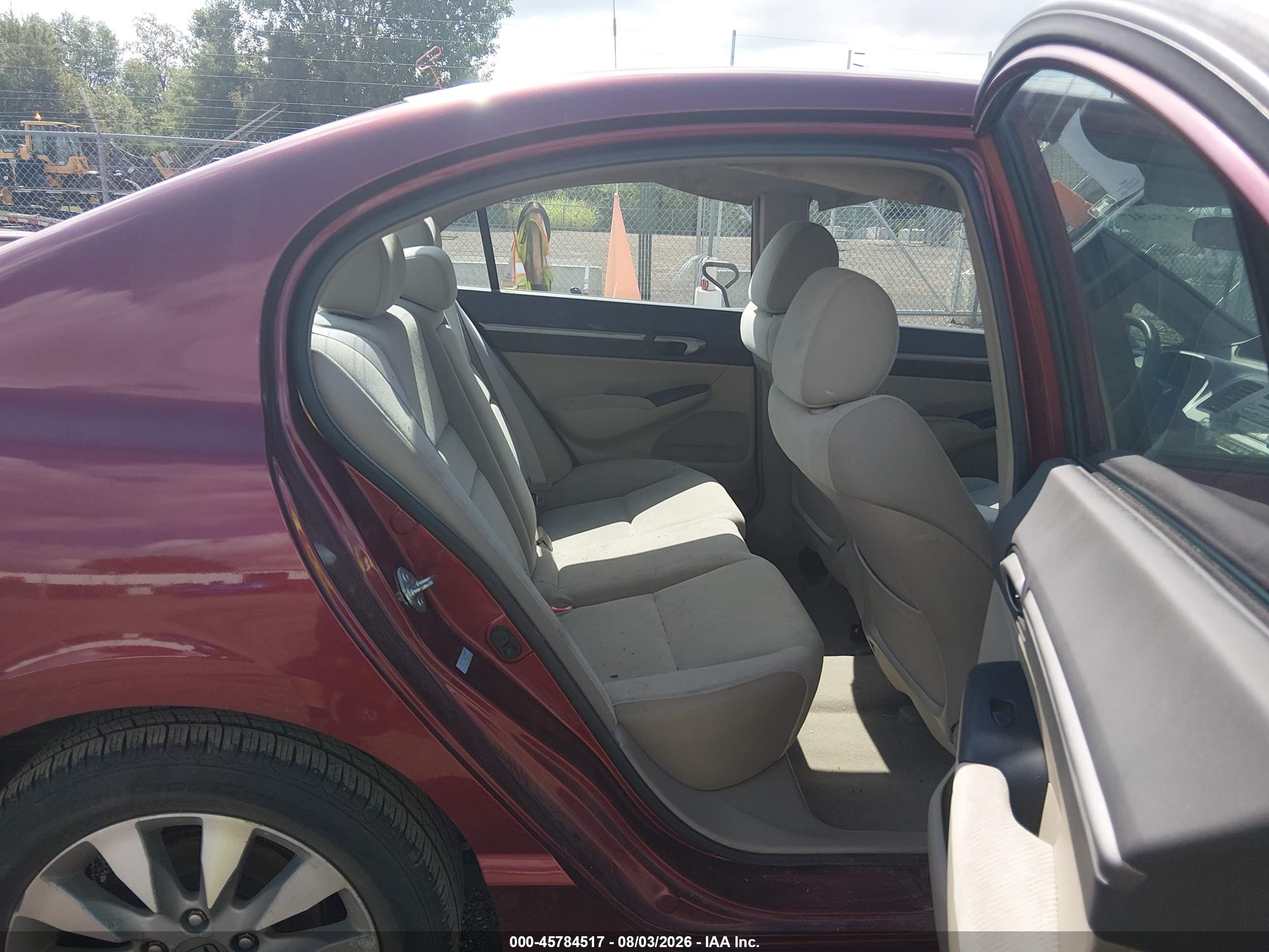 2010 Honda Civic Ex Темно-бордовый vin: 19XFA1F80AE068253