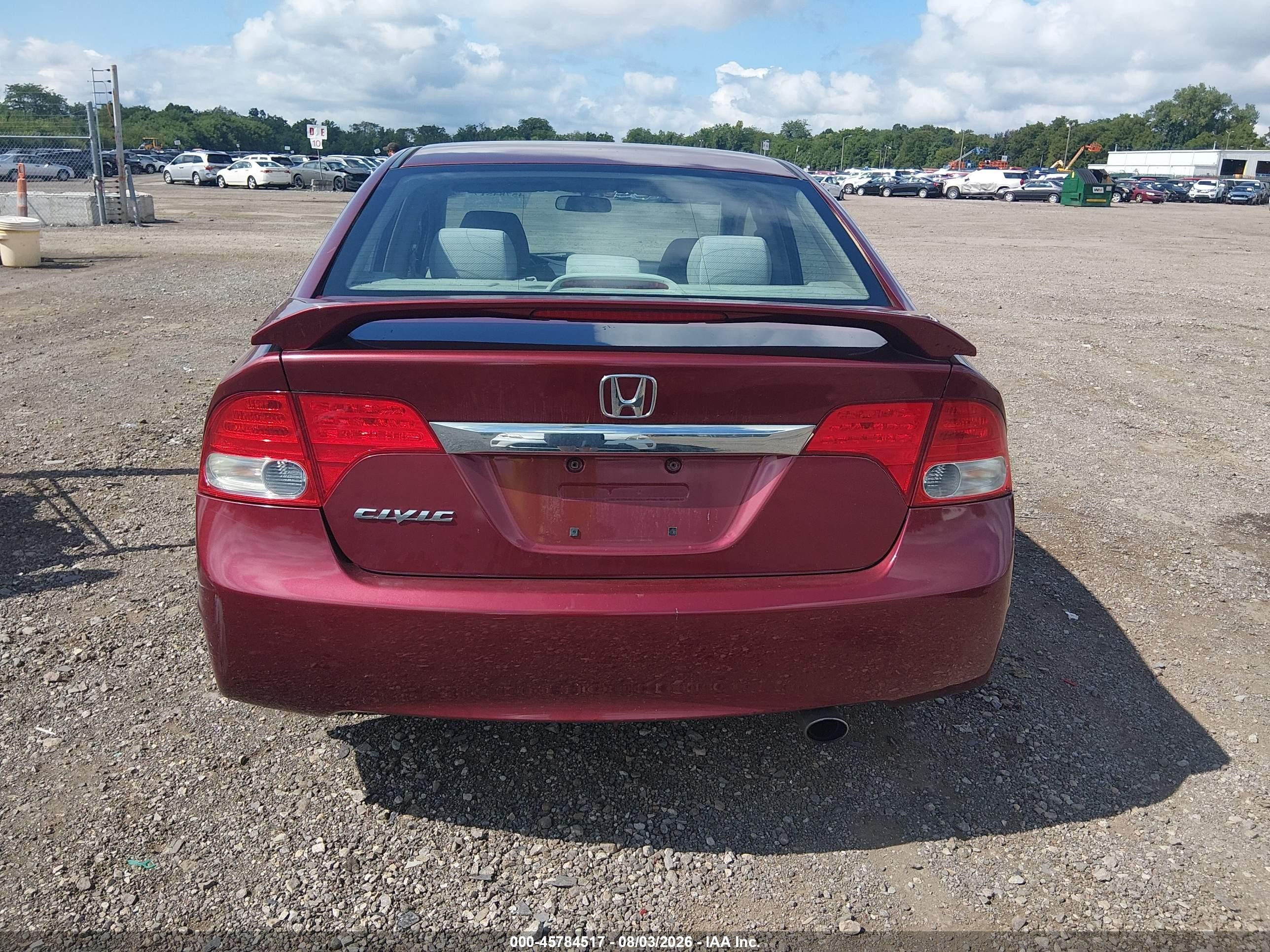 2010 Honda Civic Ex Темно-бордовый vin: 19XFA1F80AE068253