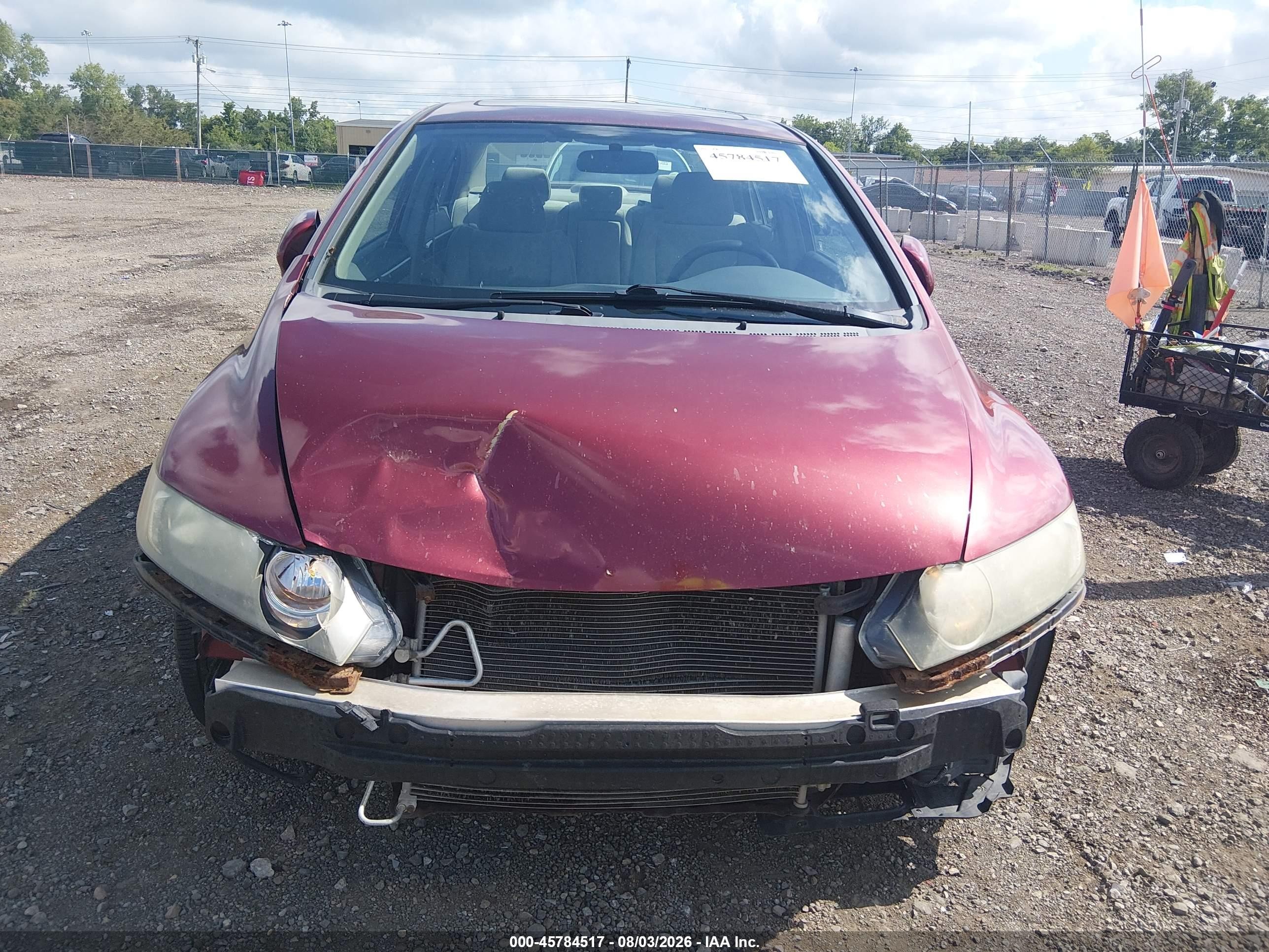 2010 Honda Civic Ex Темно-бордовый vin: 19XFA1F80AE068253