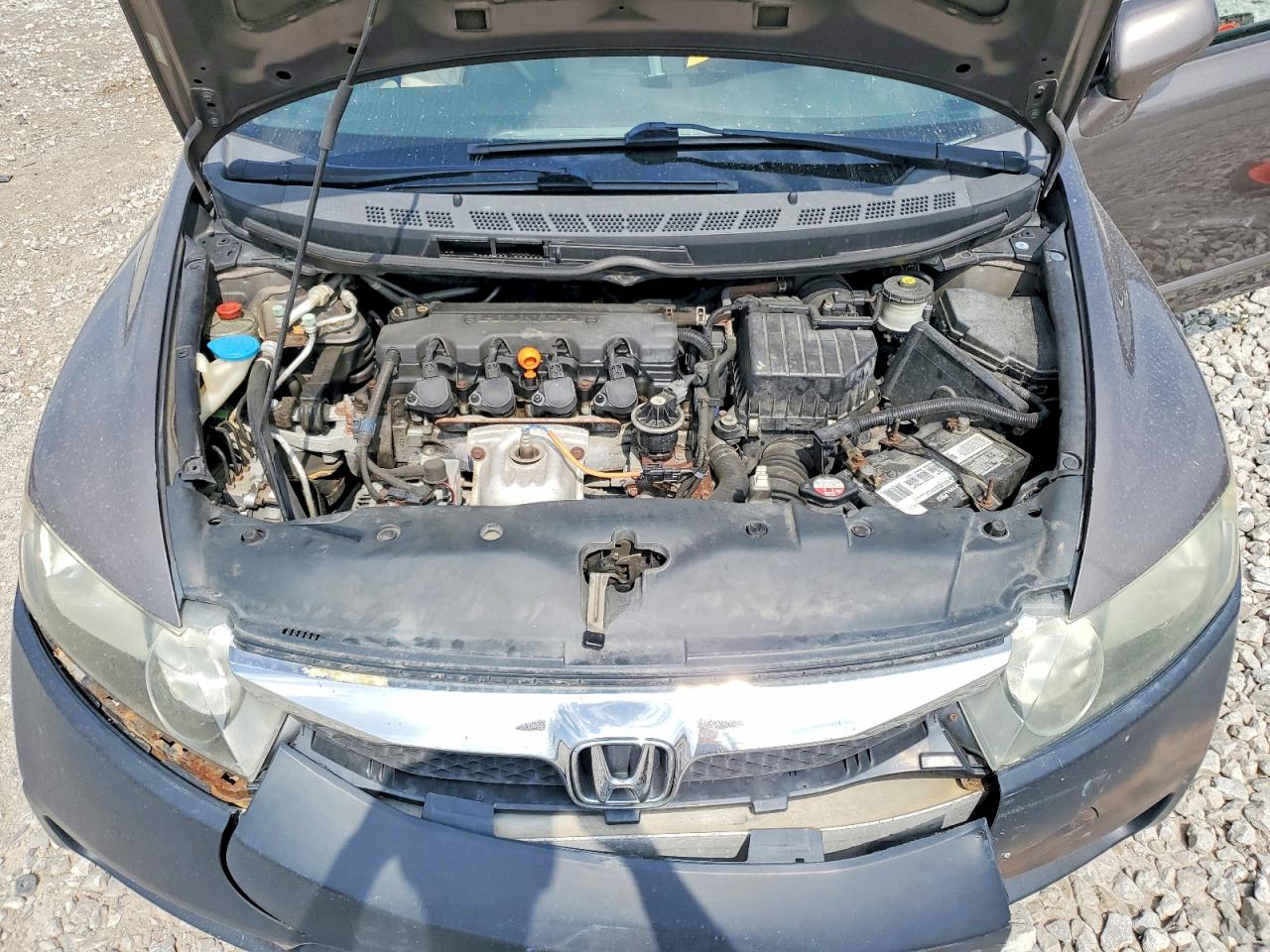 2010 Honda Civic Ex Gray vin: 19XFA1F80AE082802
