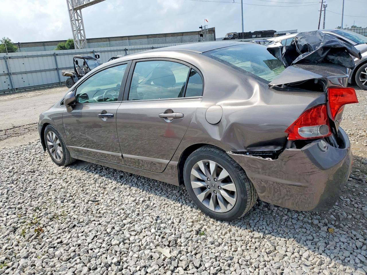 2010 Honda Civic Ex Gray vin: 19XFA1F80AE082802