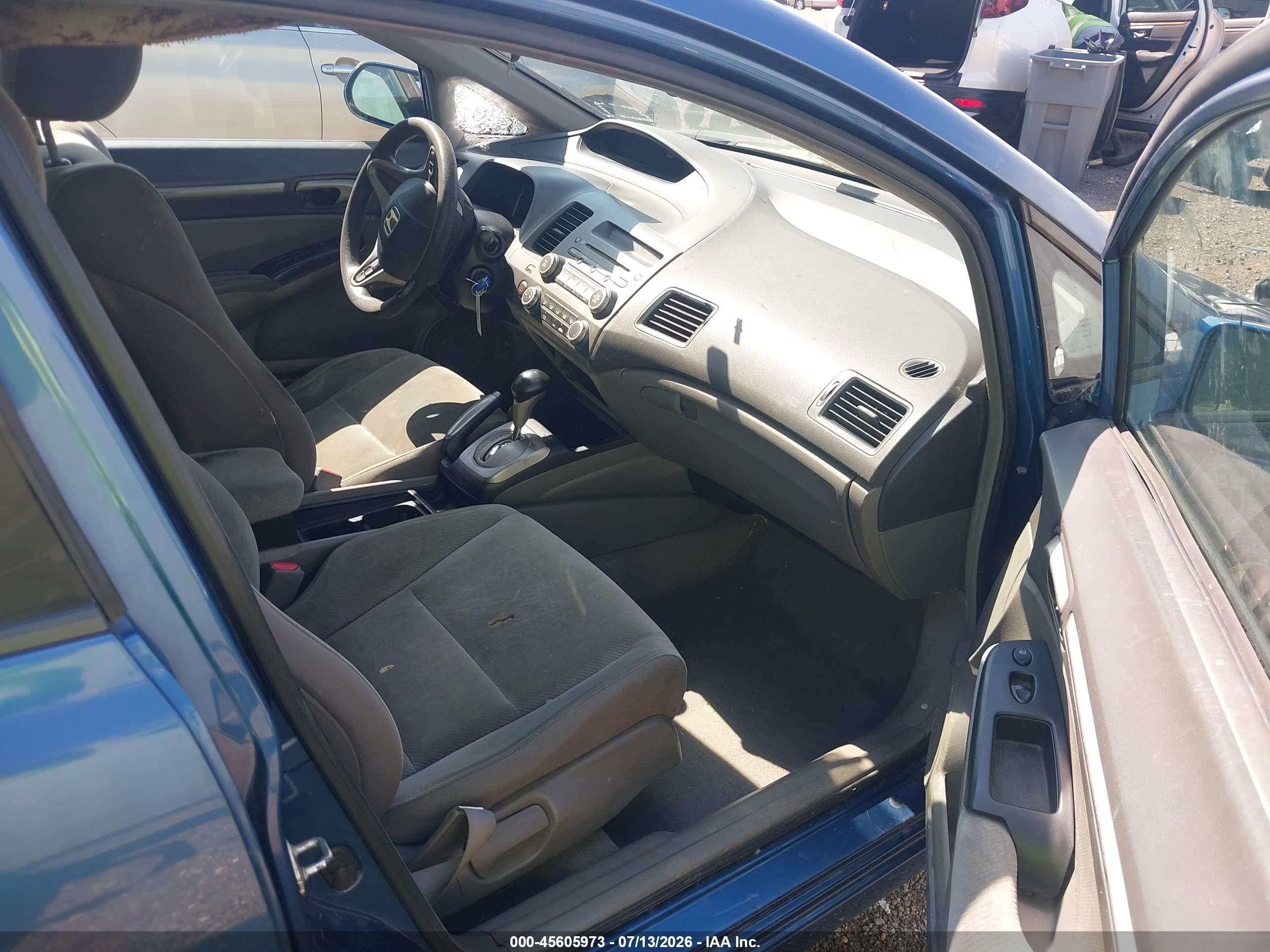 2011 Honda Civic Ex Blue vin: 19XFA1F80BE000231